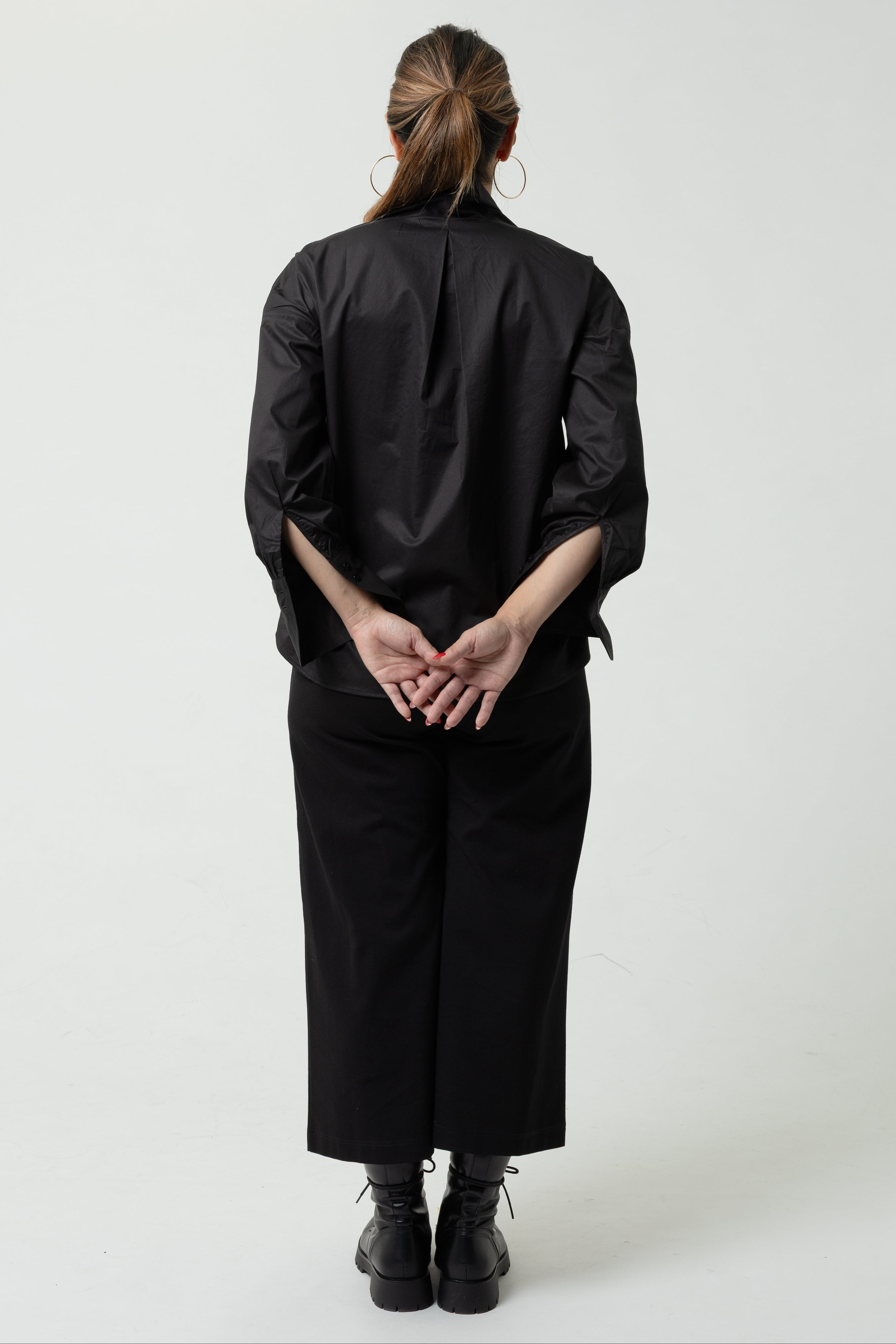 Julia Blouse in Lightly Crushed Cotton