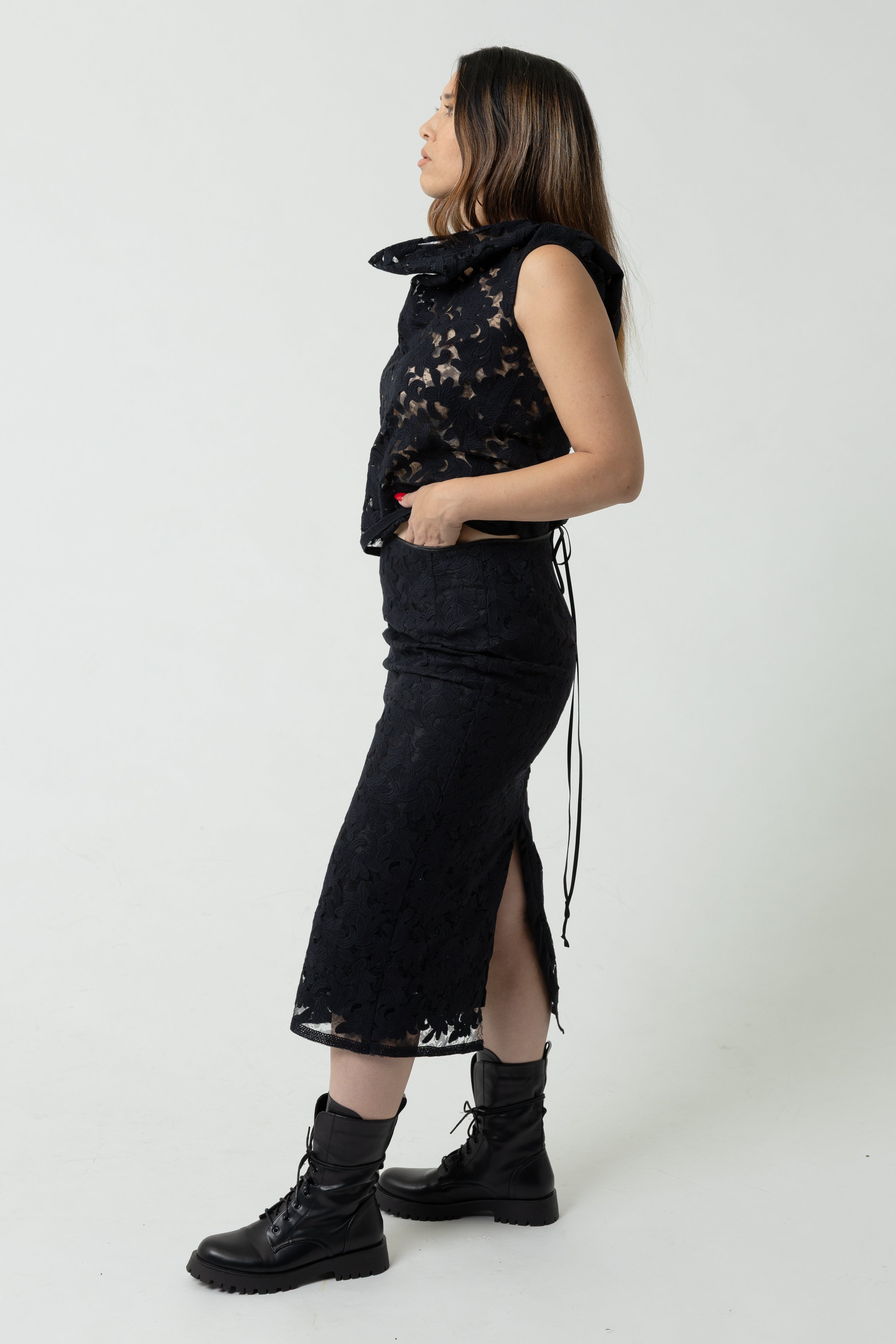 Haruka Jupes in Embroidered Lace