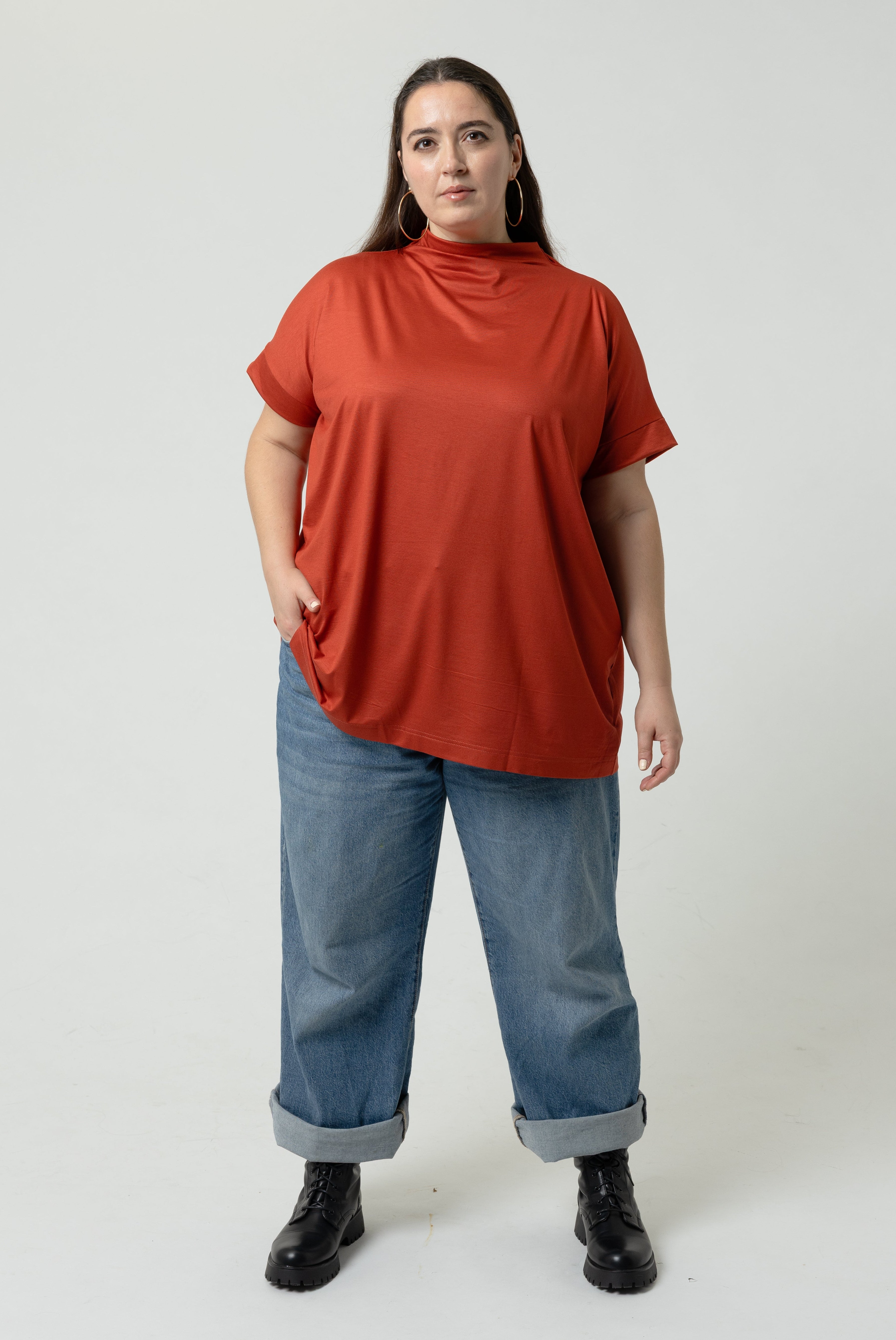 Aris T-Shirt in Viscose - Jersey