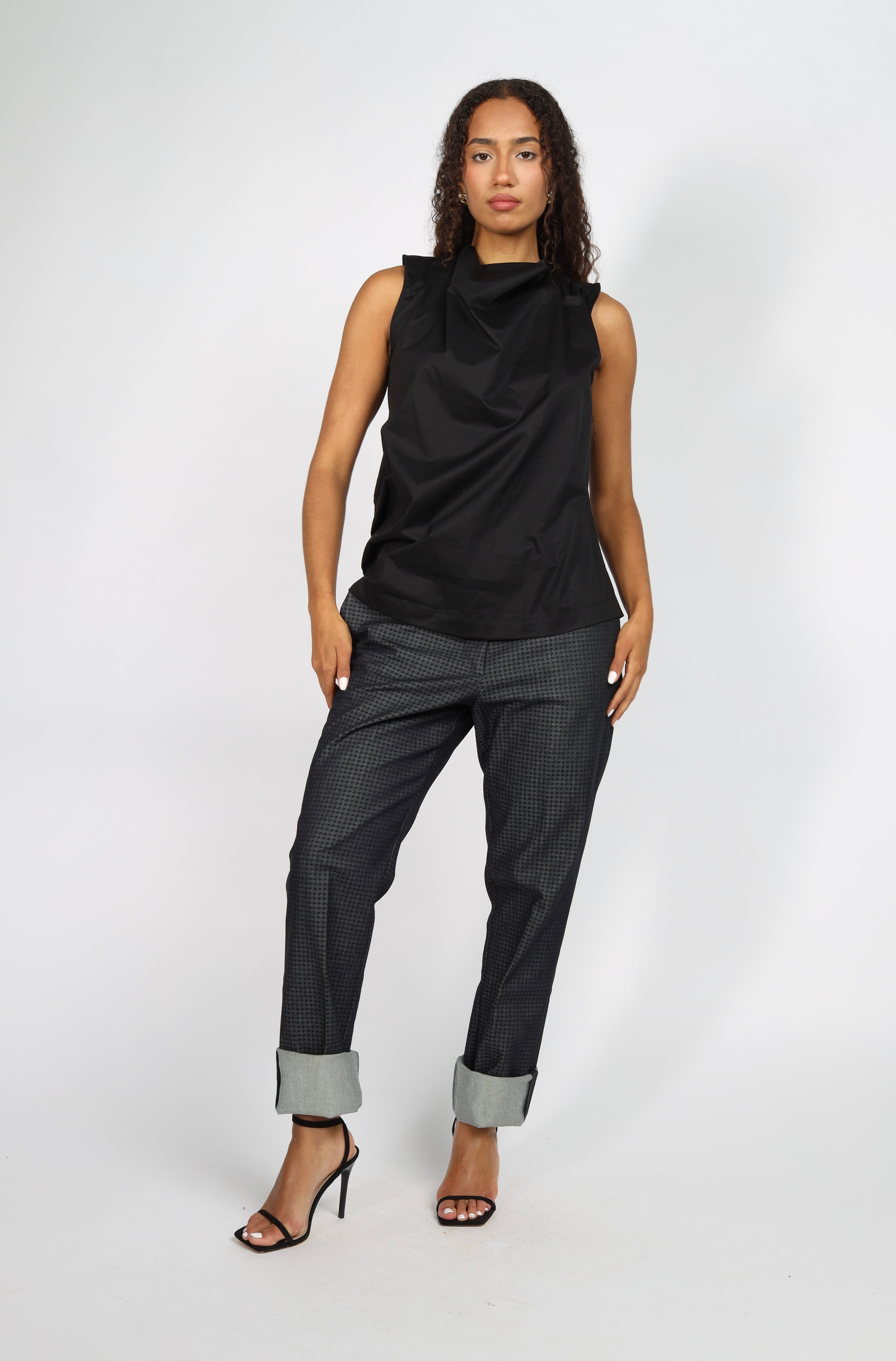 Anita Bluse aus Leicht Gecrashter Baumwolle