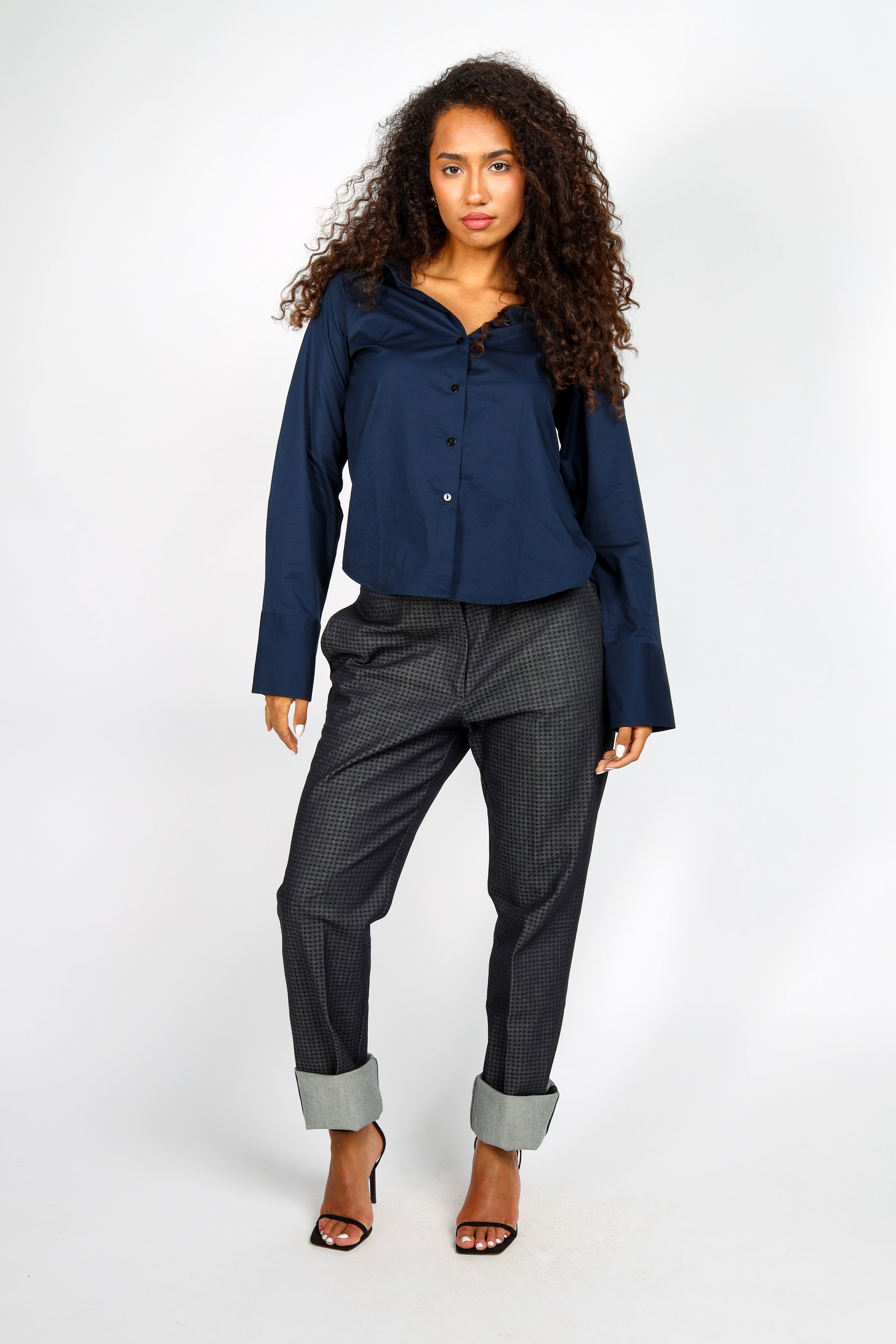 Anahit Bluse aus Leicht Gecrashter Baumwolle