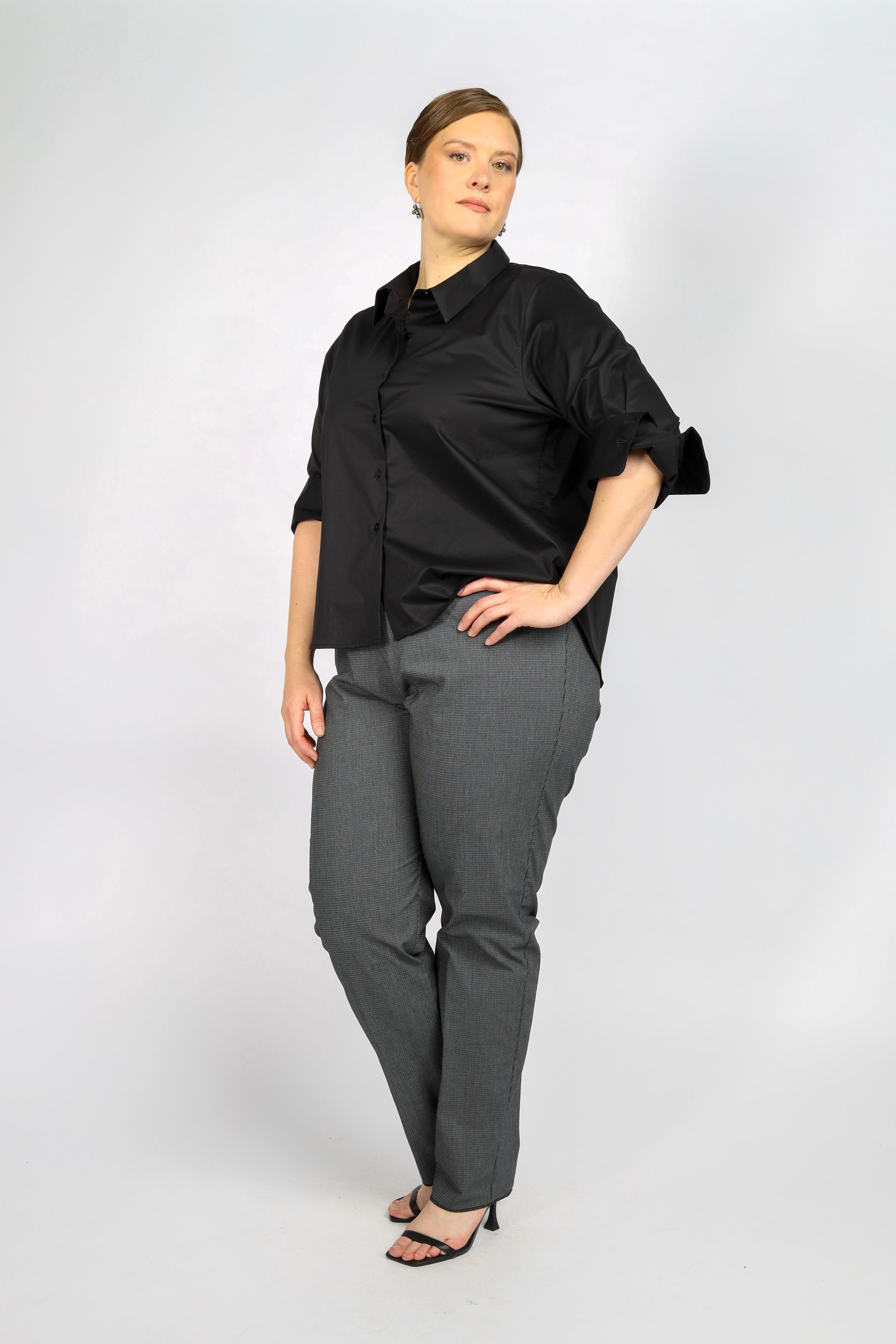 Anahit Blouse in Lightly Crushed Cotton