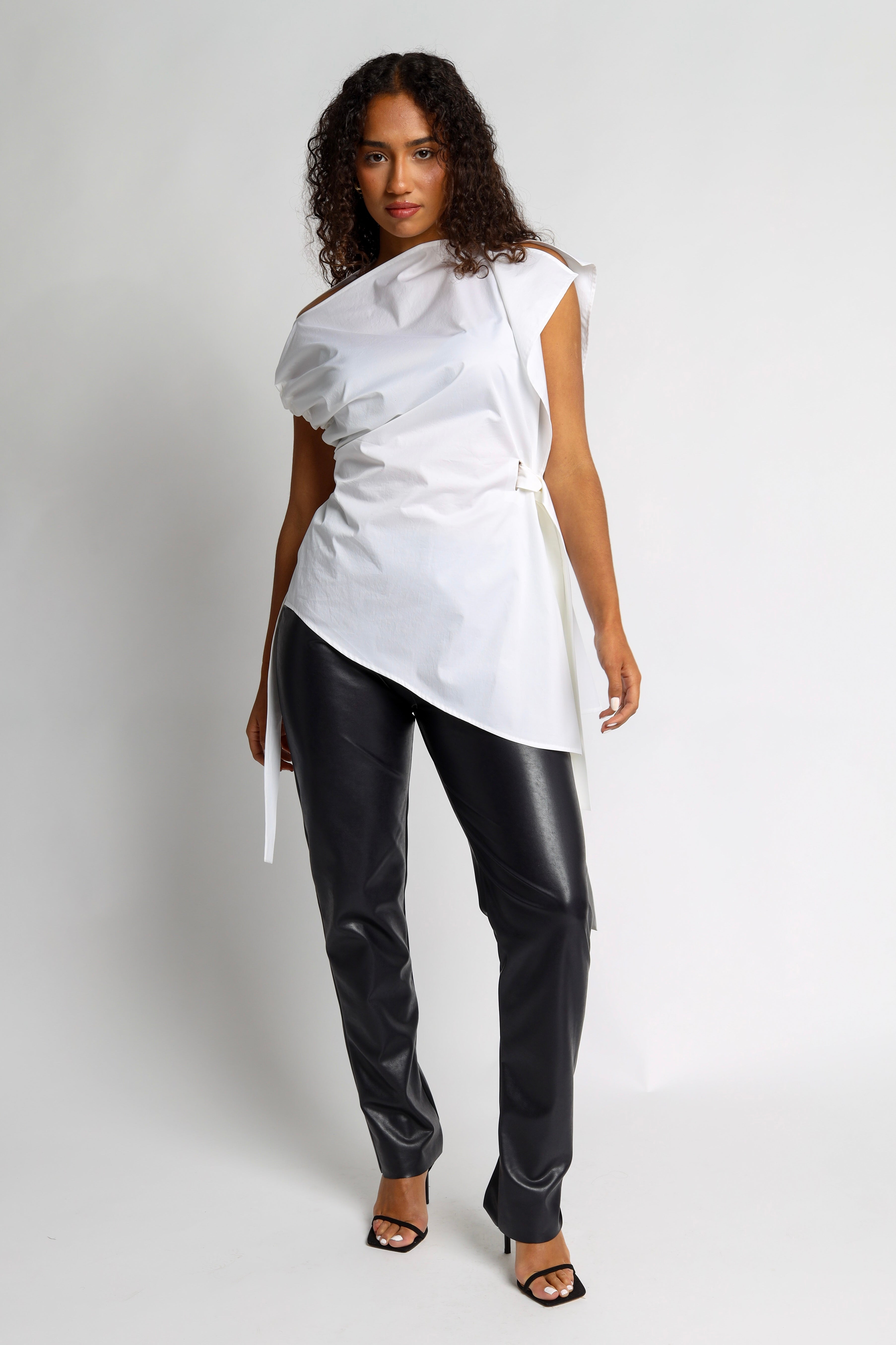 Avi Bluse aus Leicht Gecrashter Baumwolle