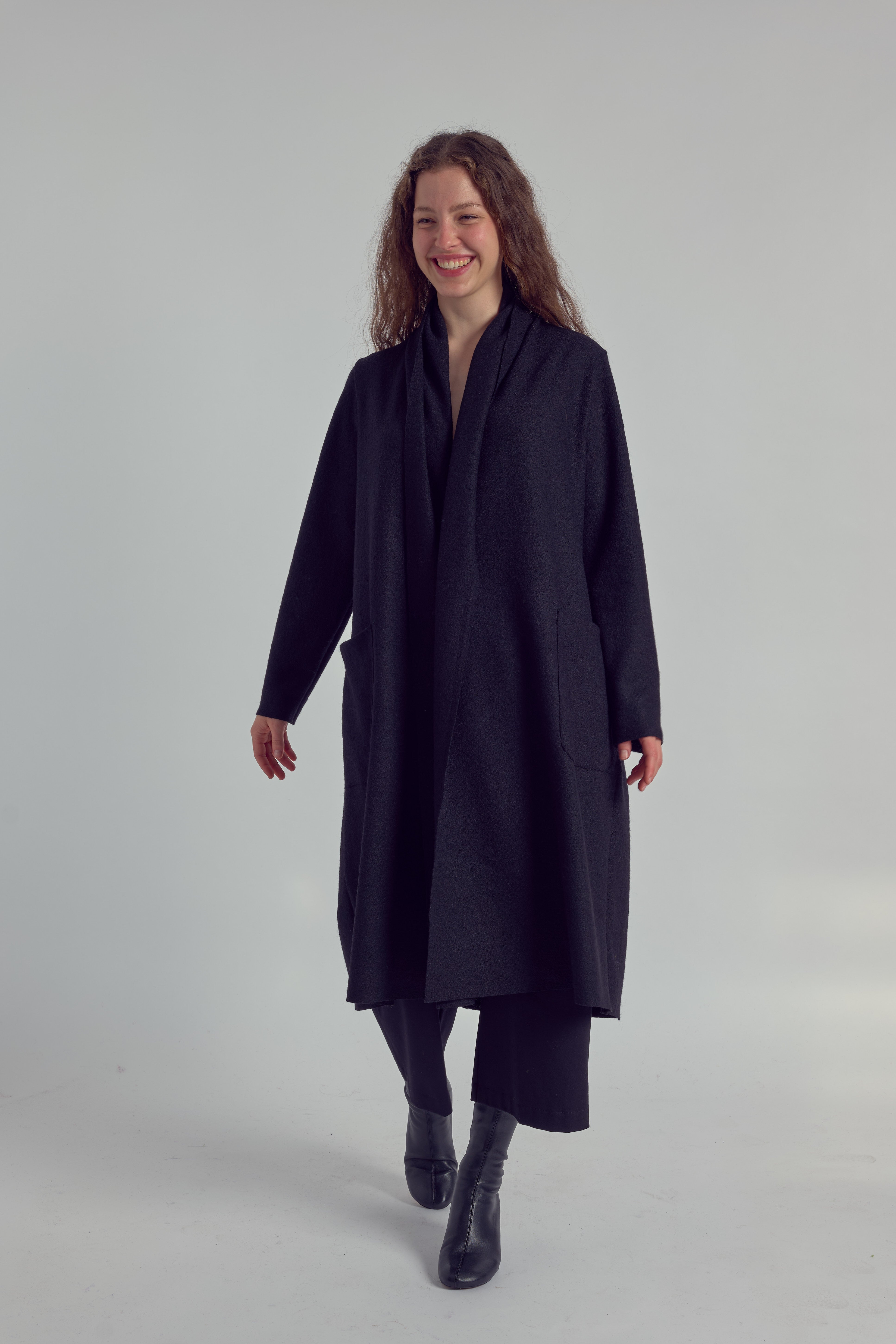 Erika Cardigan in Viskose-Wolle