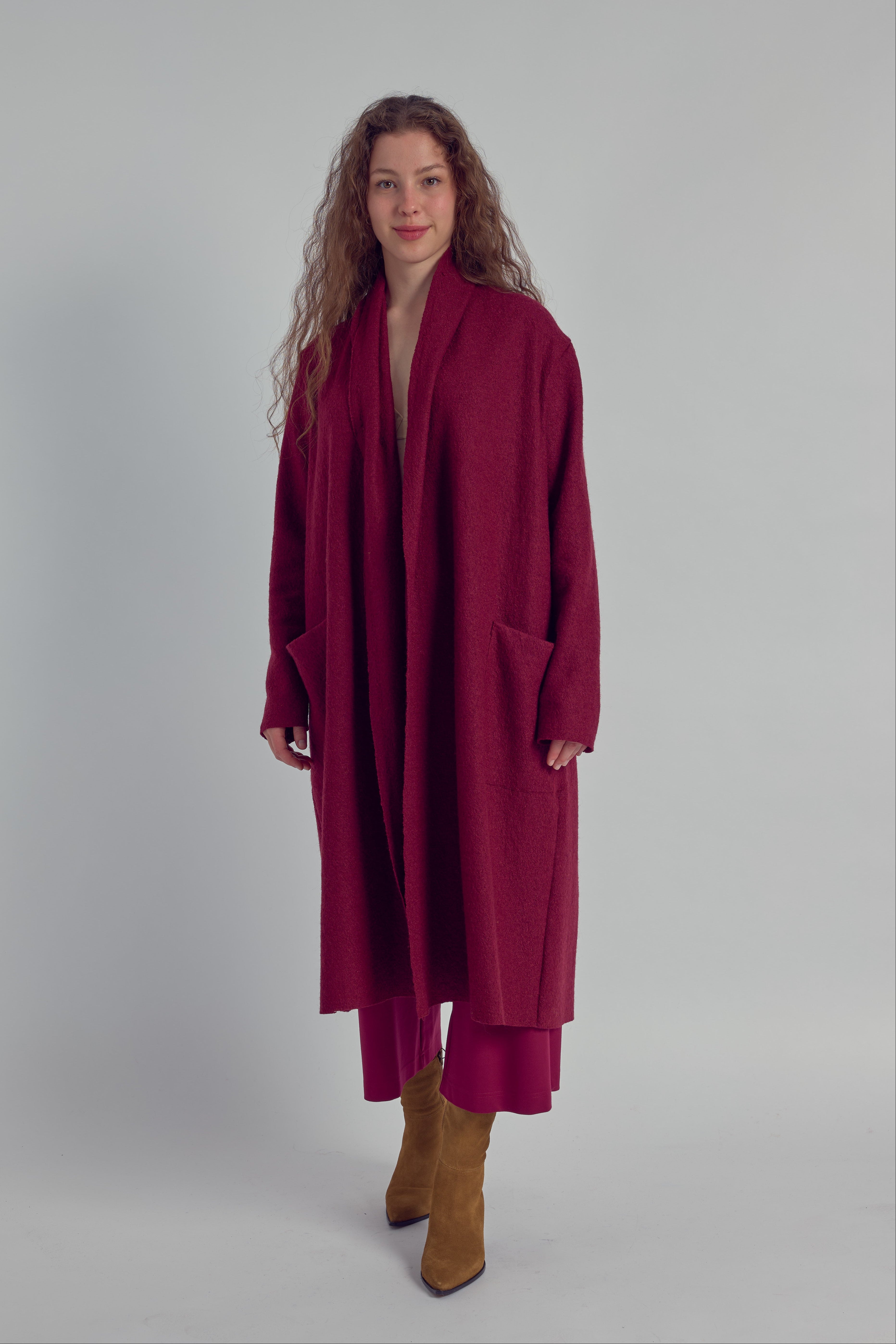 Erika Cardigan in Viskose-Wolle