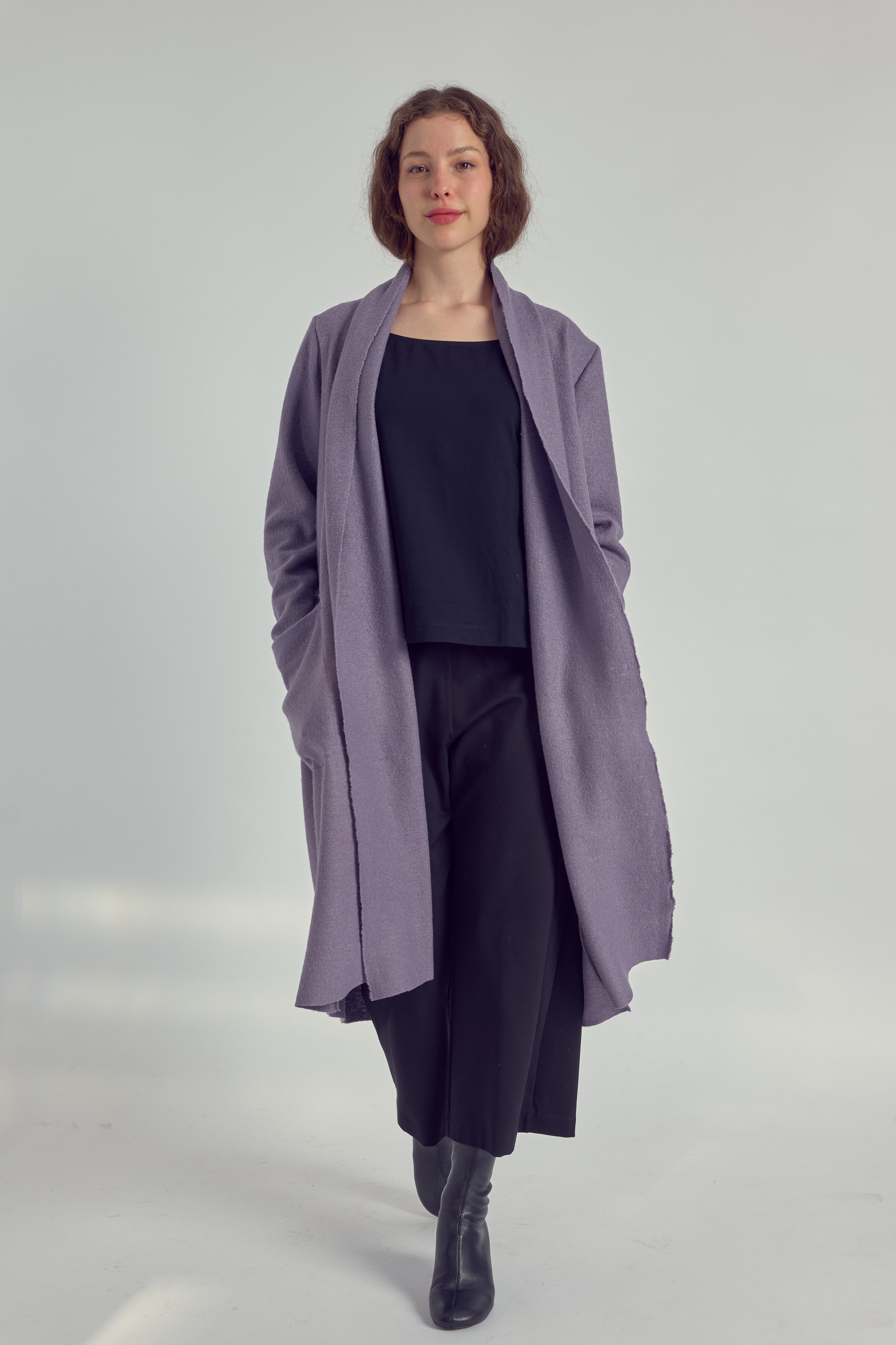 Erika Cardigan in Viskose-Wolle