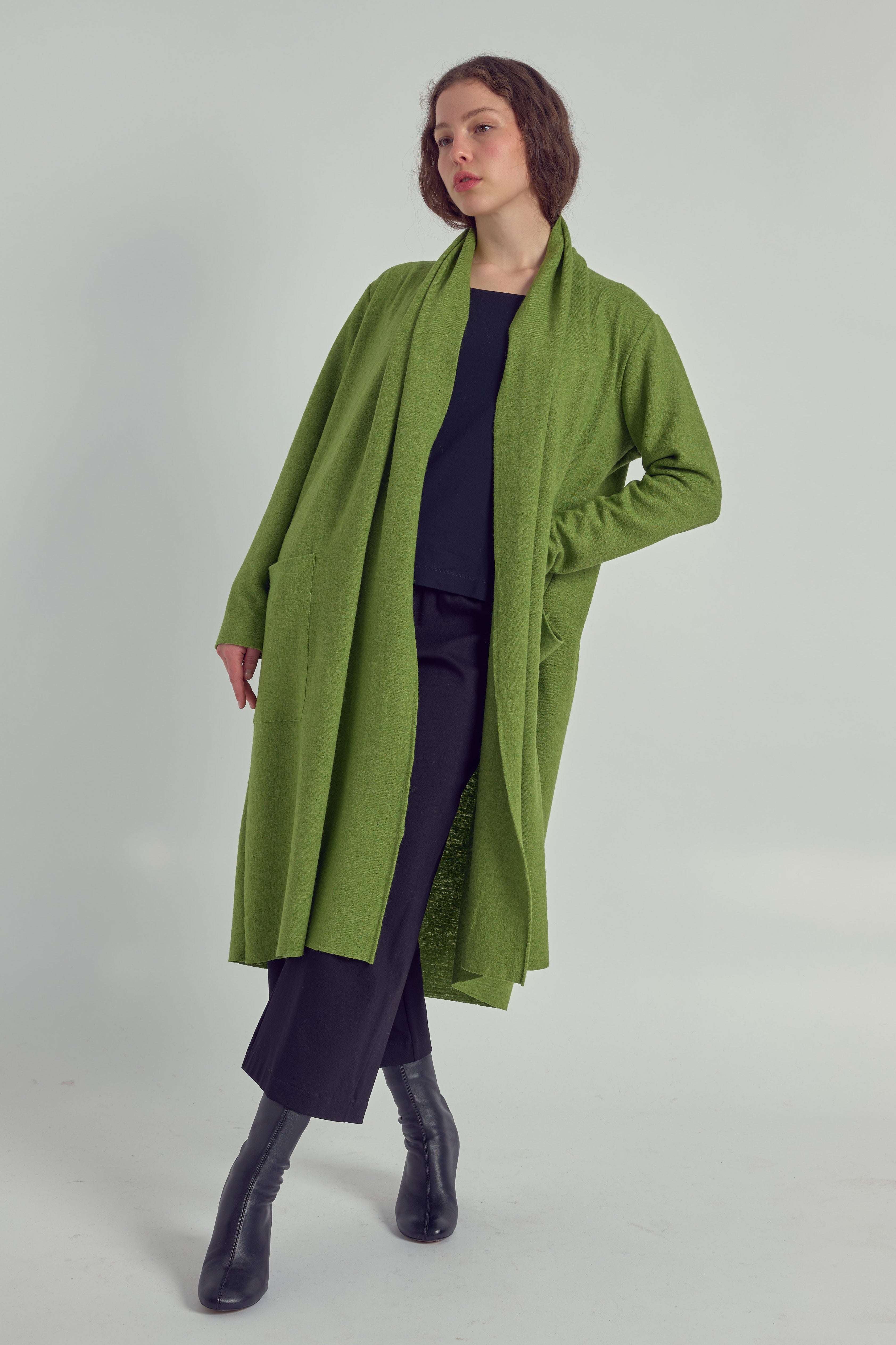 Erika Cardigan in Viskose-Wolle