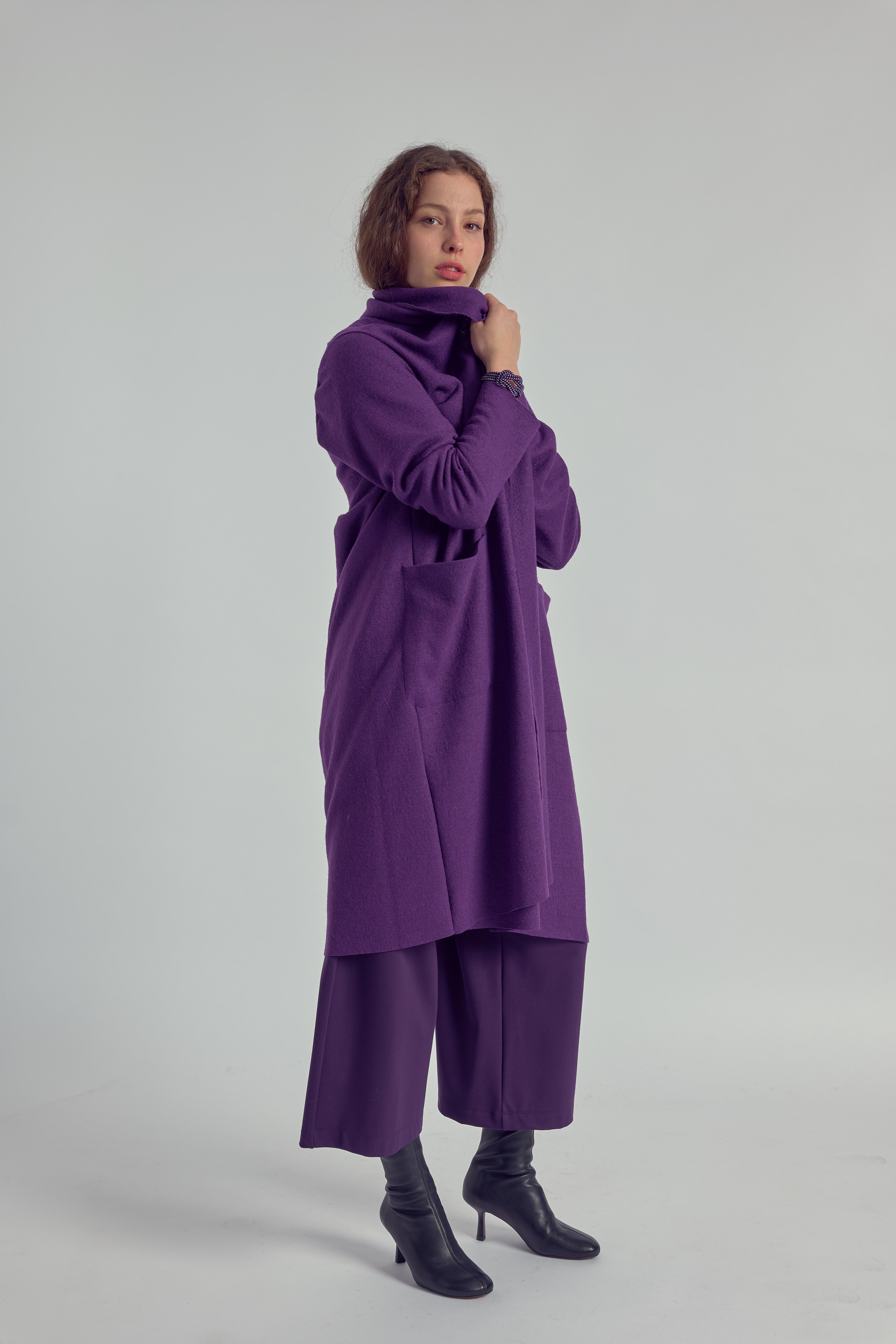 Erika Cardigan in Viskose-Wolle