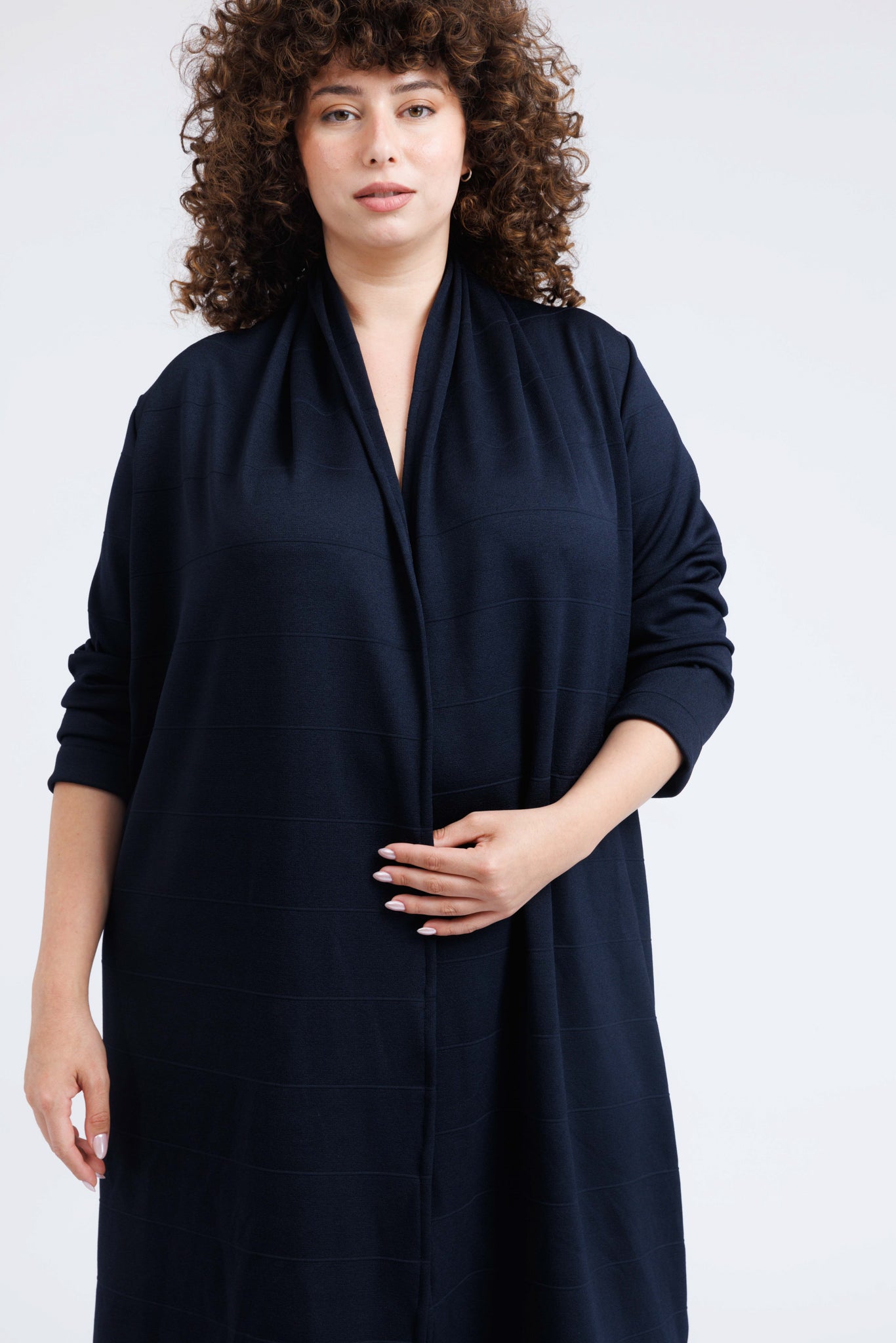 Maelia Cardigan in Striped Heavy Jersey - ADAM BRODY Zürich