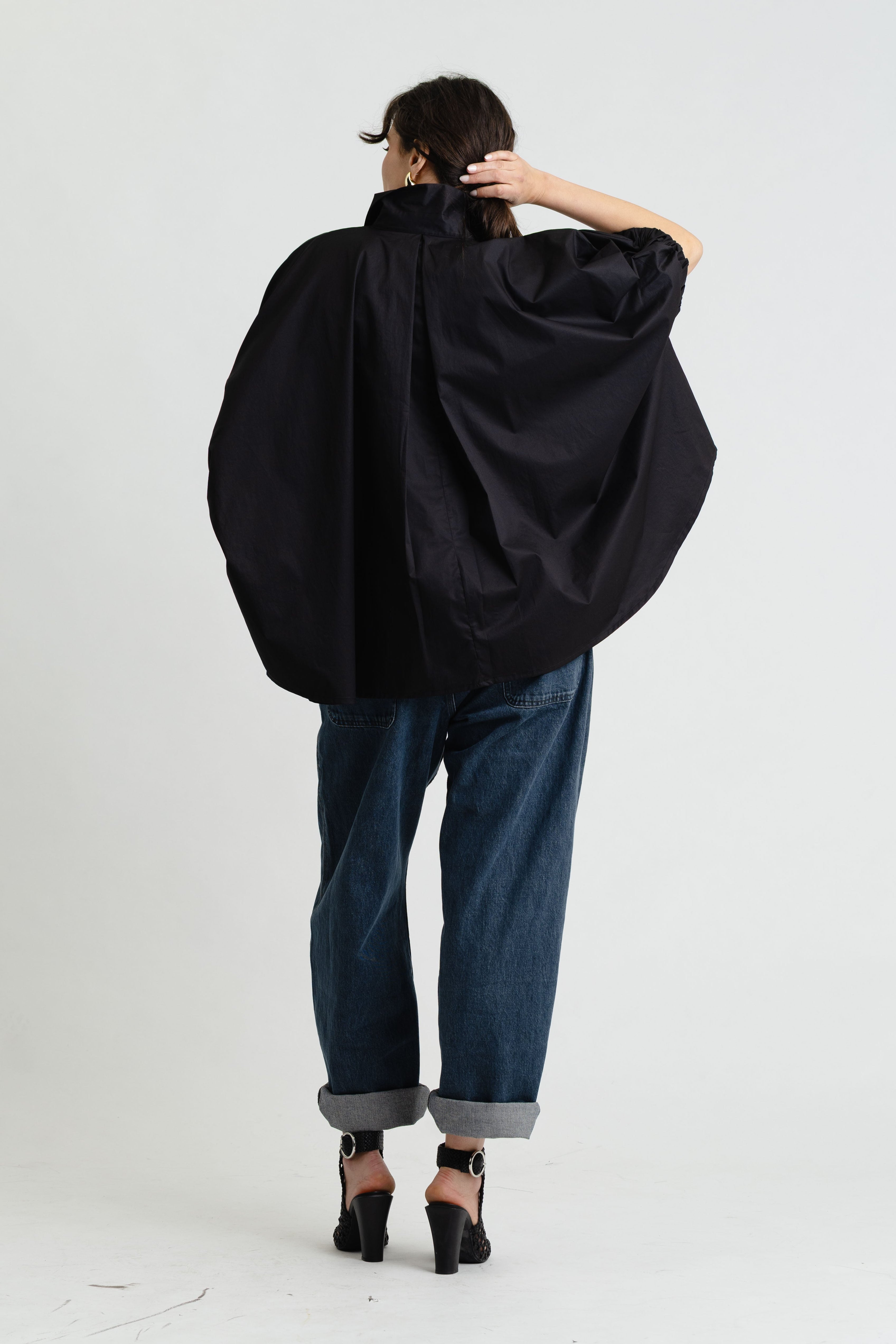 Junaka Blouse in Lightly Crushed Cotton