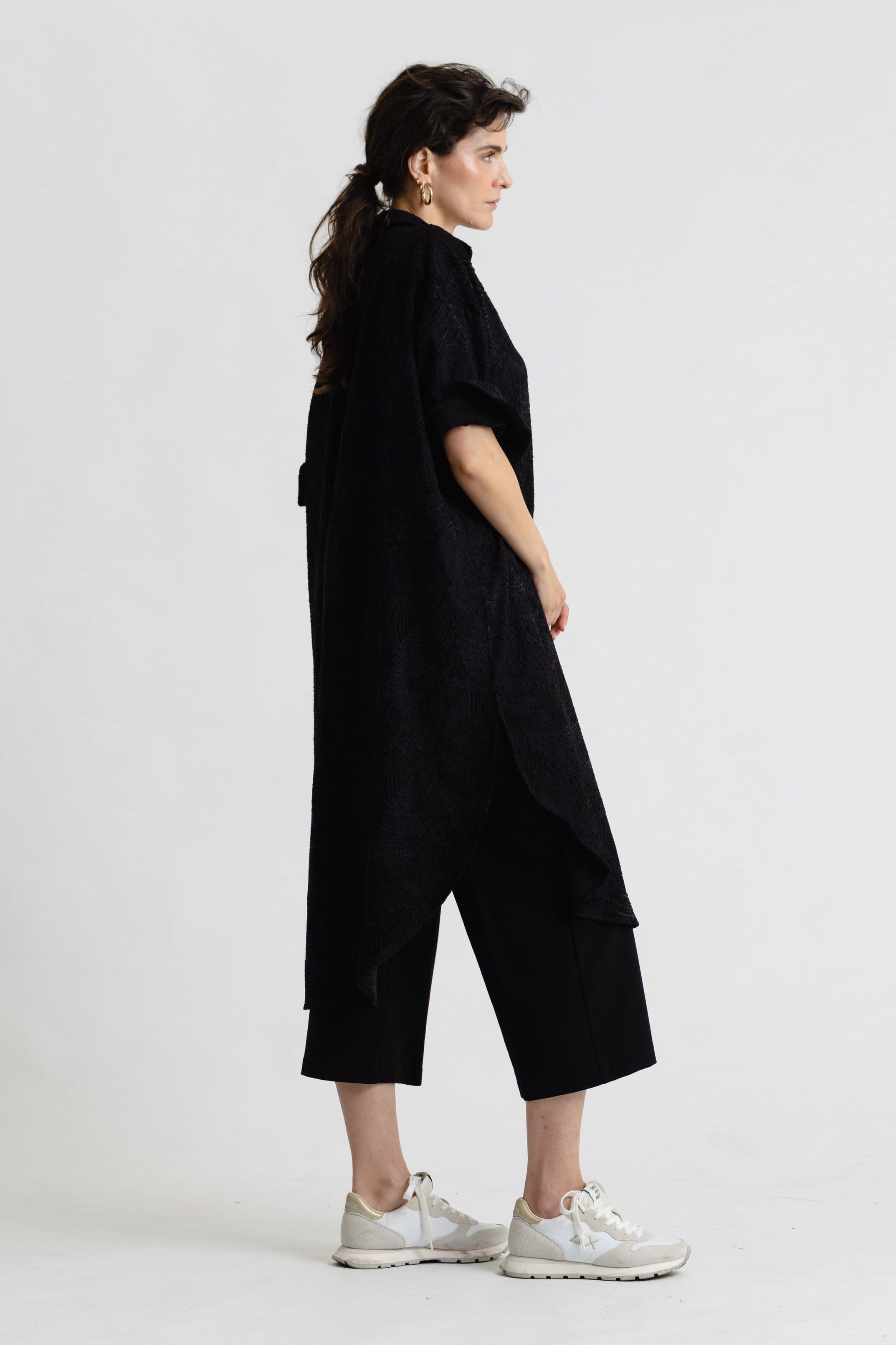 Galore Blouse - Tone in Tone Jacquard Cotton