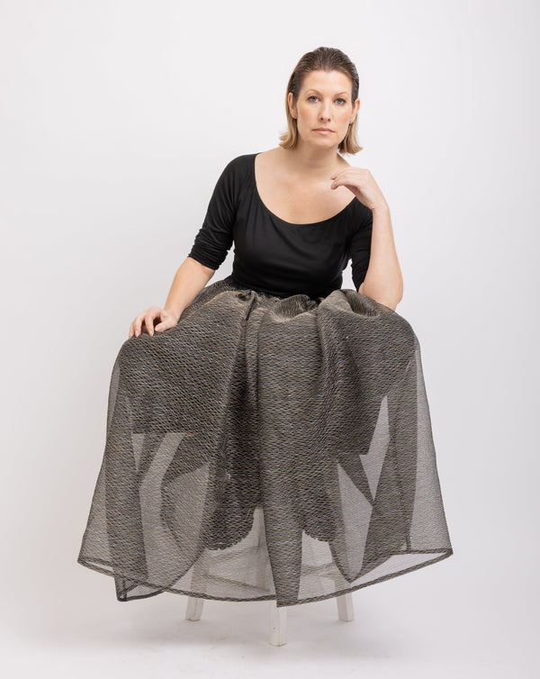 Tulip Skirt in Nylon Silk Double Organza - ADAM BRODY Zürich