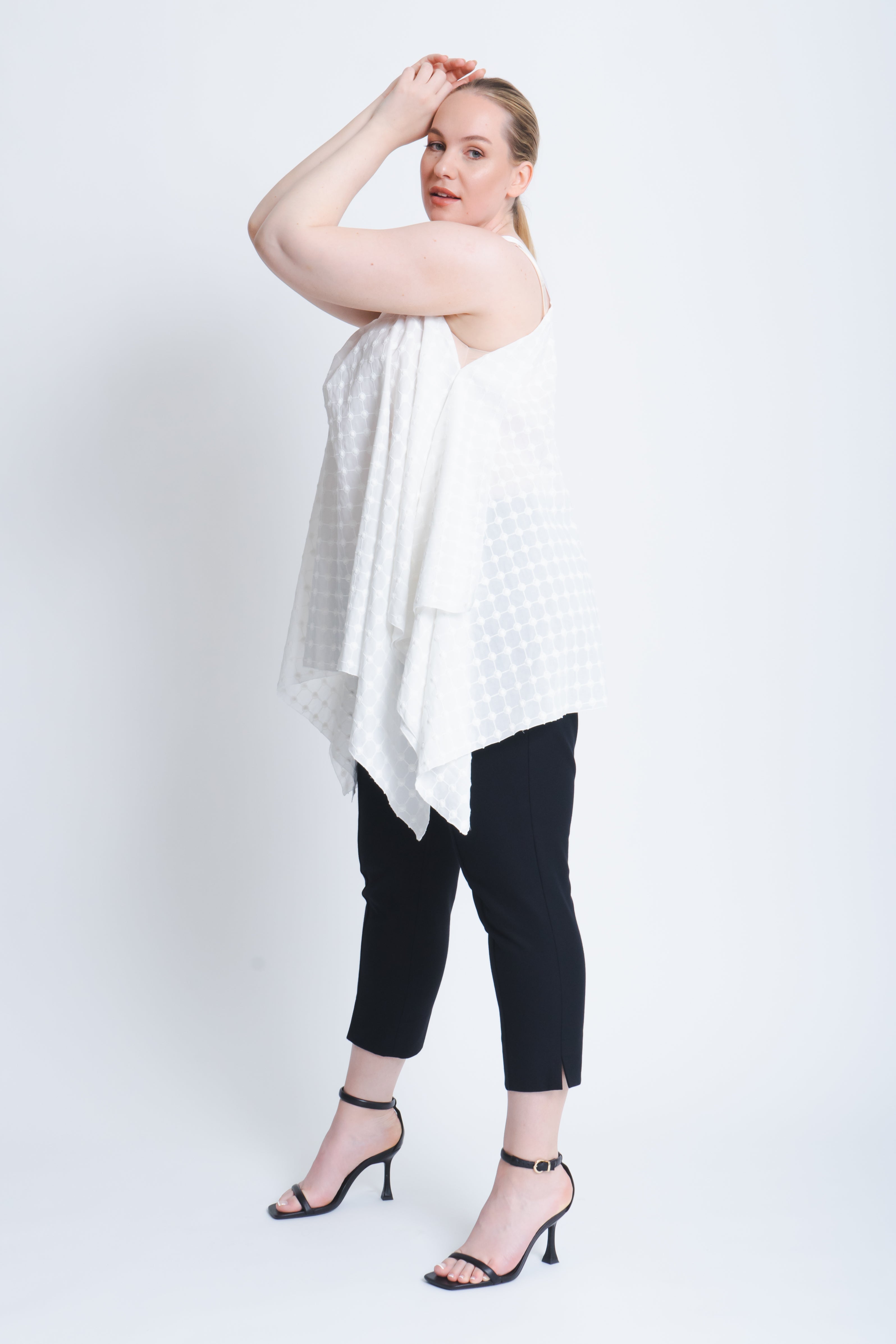 Cataleya Top in Embroidered Cotton Voile - ADAM BRODY Zürich