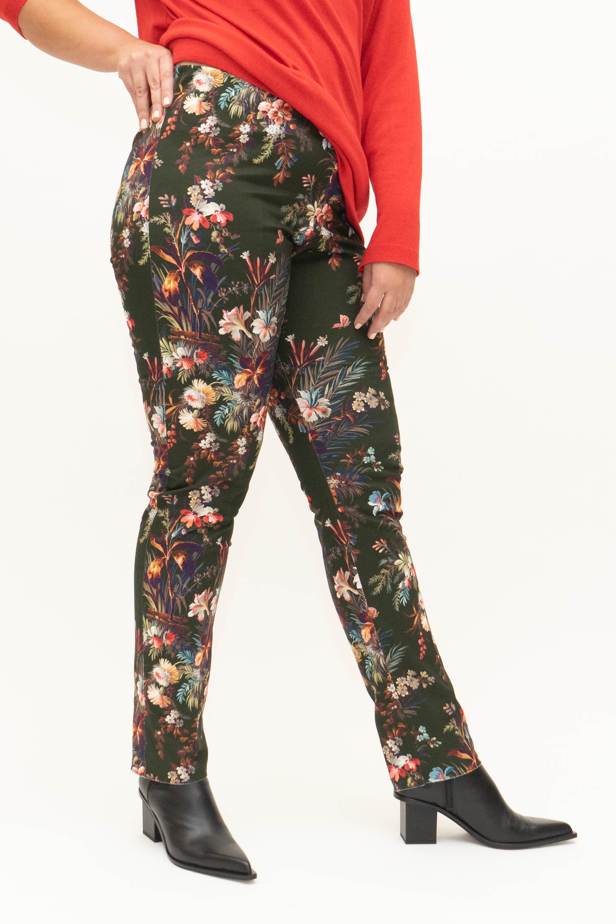 Davinia Trousers in Printed Cotton Stretch - ADAM BRODY Zürich