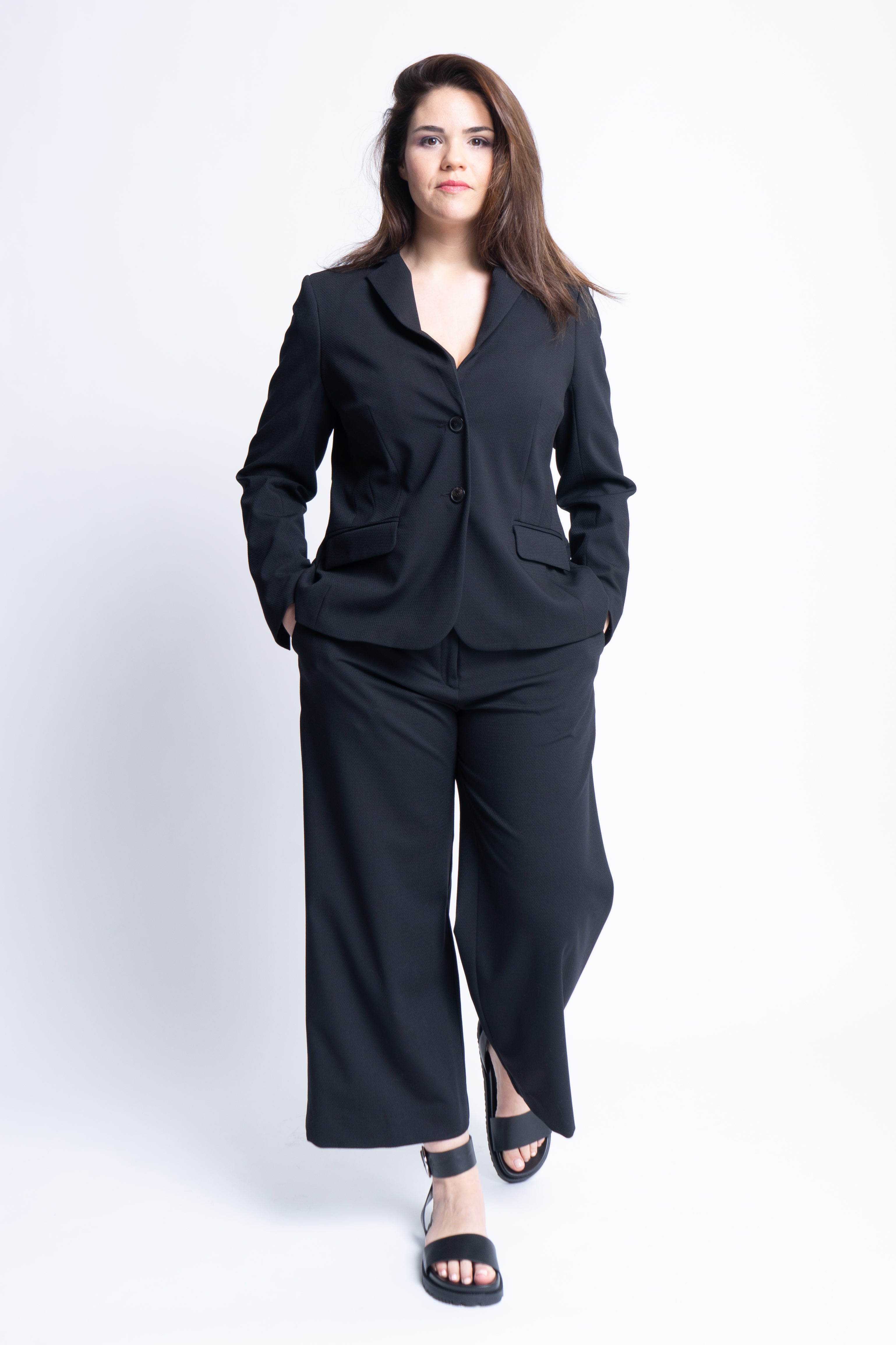 Sophia Blazer in Micro Piqué Wool Mix - ADAM BRODY Zürich