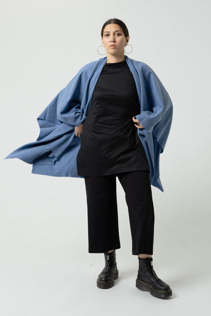 Lea Cape in Wool-Cashmere blend