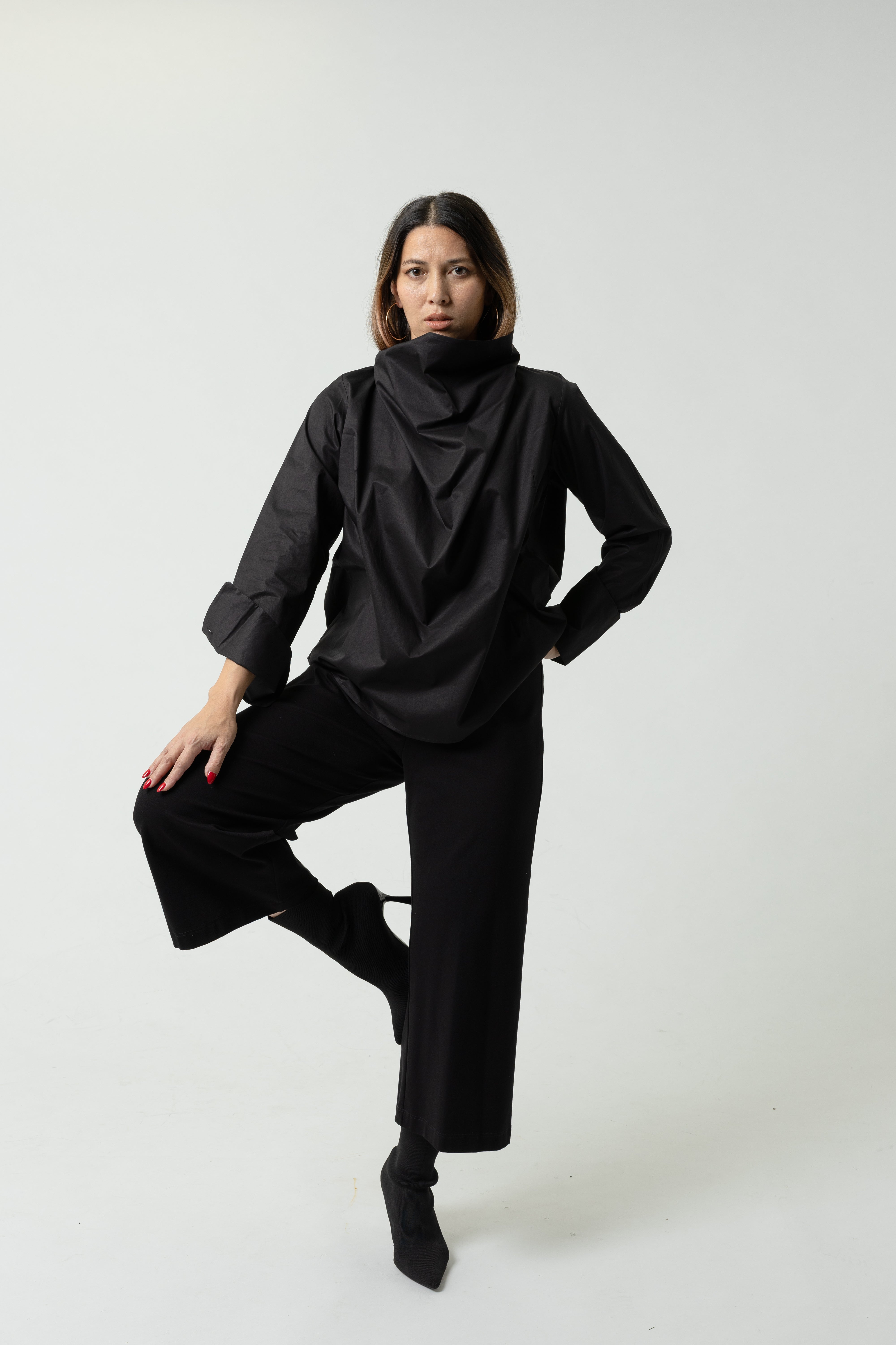 Shiraz Blouse in Lightly Crushed Cotton