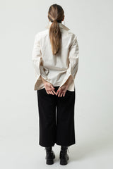 Matrix Blouse in Lightly Crushed Cotton