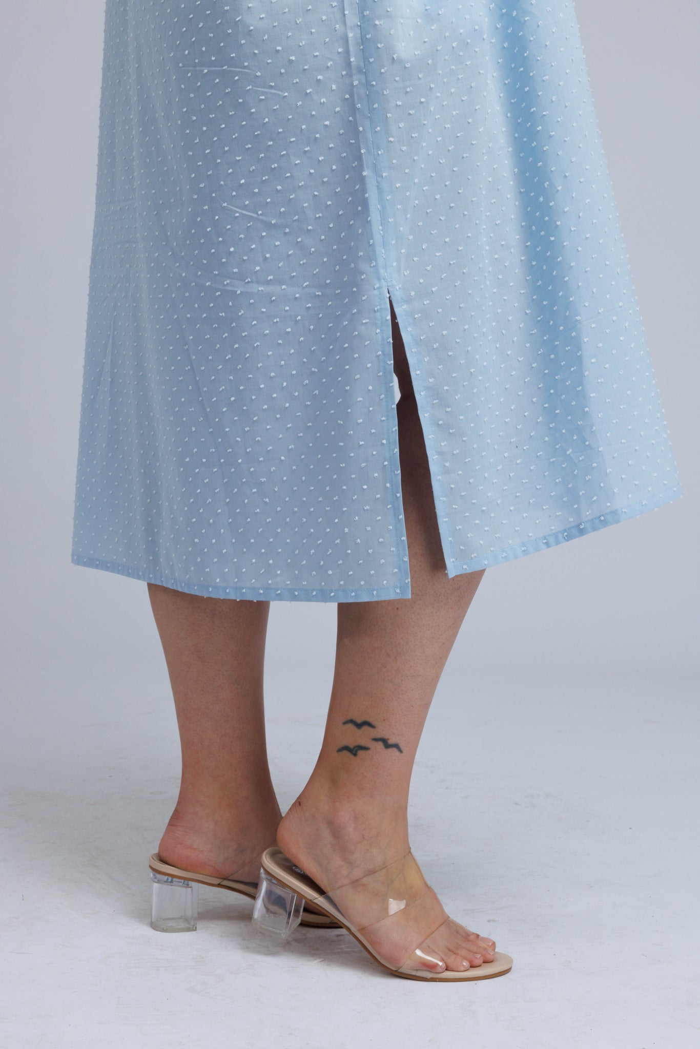 Etta Blouse Dress in Structured Woven Cotton - ADAM BRODY Zürich