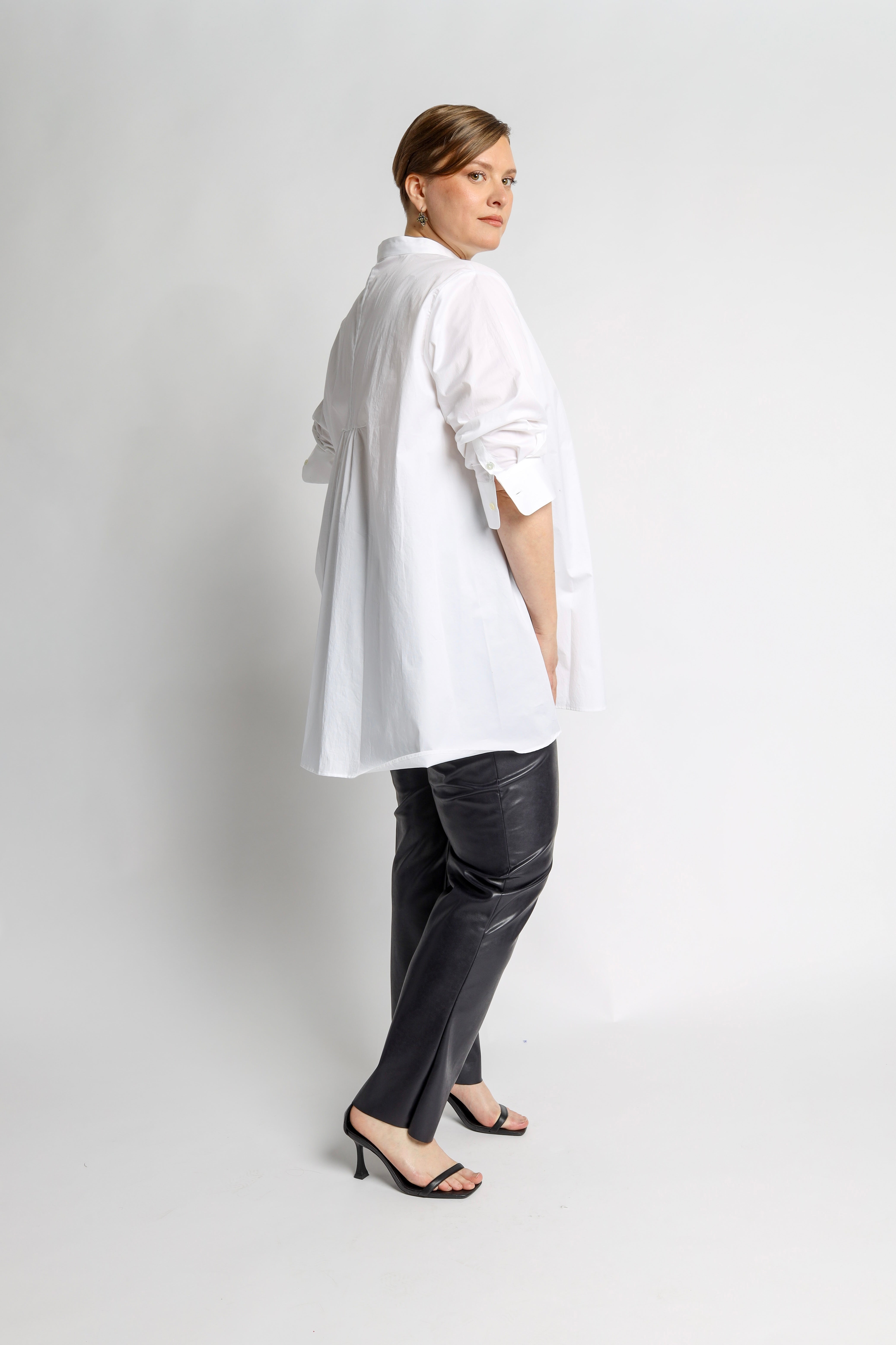 Asha Blouse in Lightly Crushed Cotton