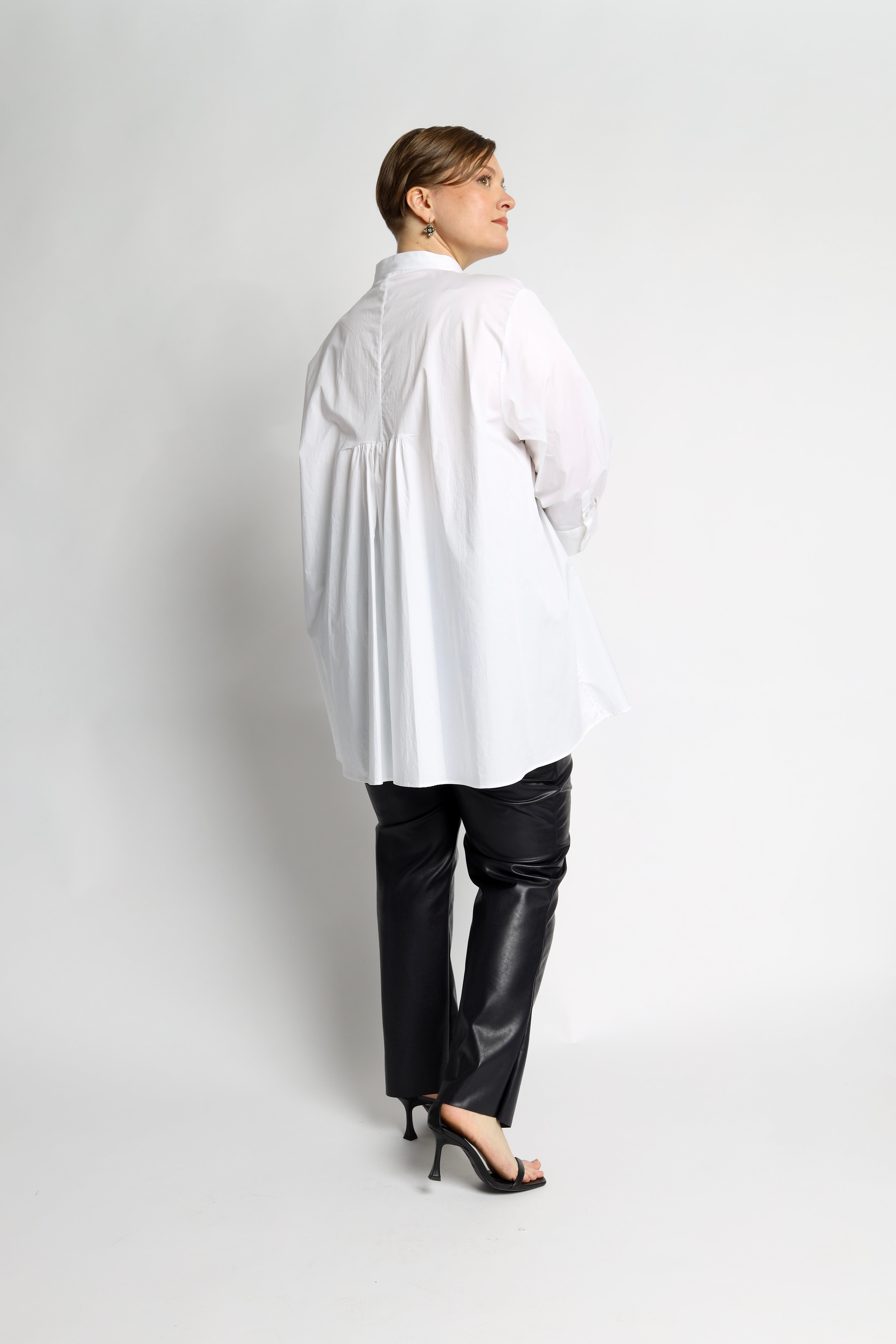 Asha Blouse in Lightly Crushed Cotton