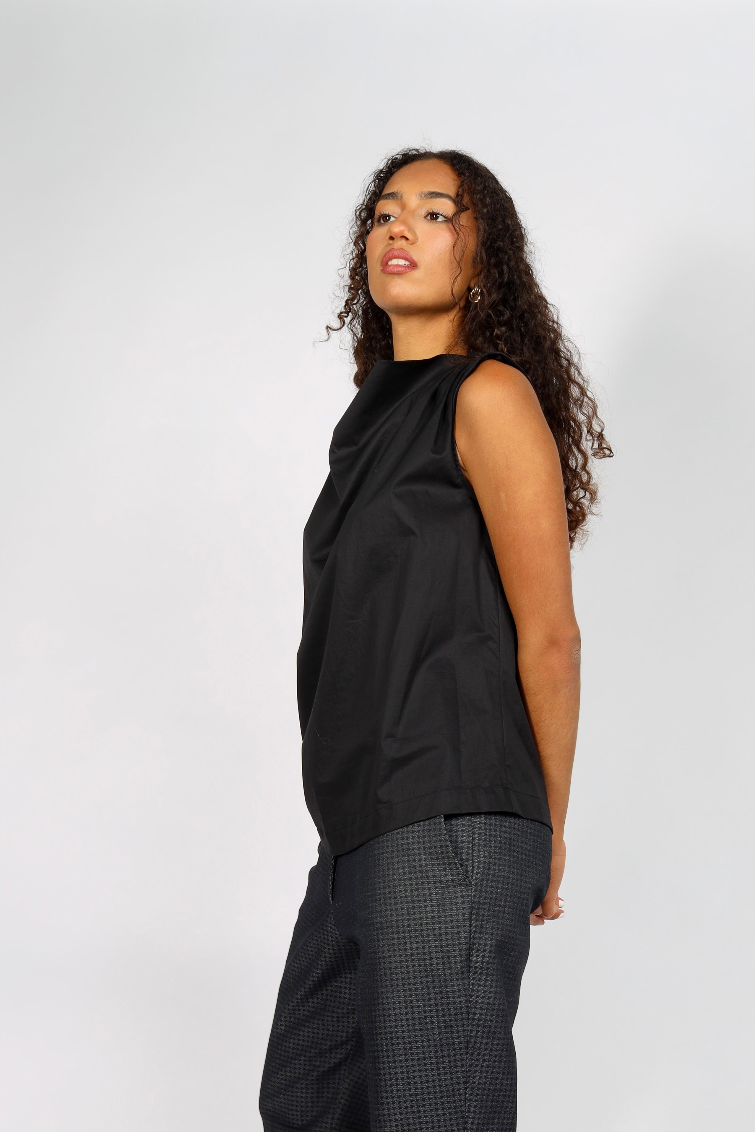 Anita Bluse aus Leicht Gecrashter Baumwolle