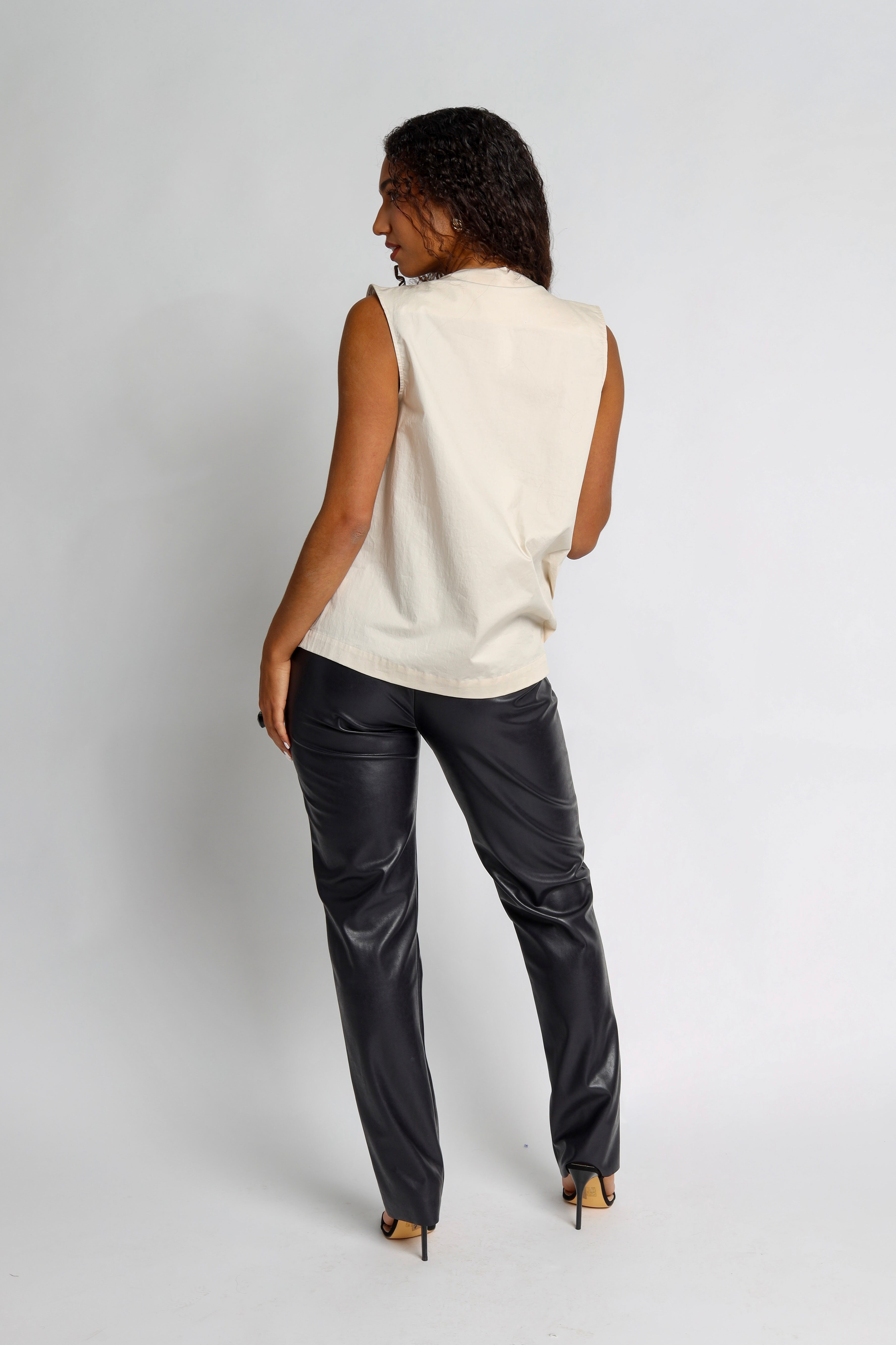 Anita Bluse aus Leicht Gecrashter Baumwolle