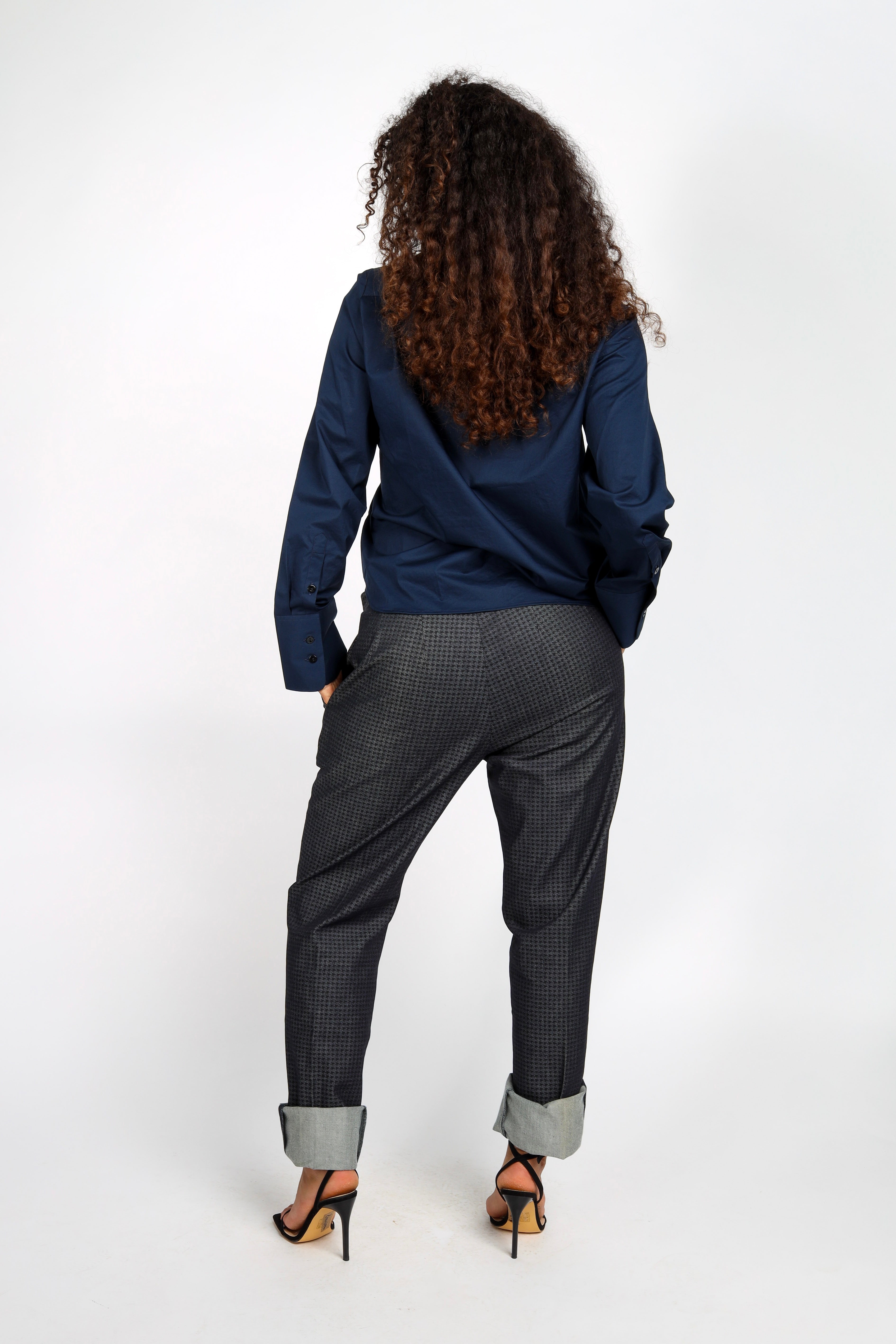 Anahit Bluse aus Leicht Gecrashter Baumwolle