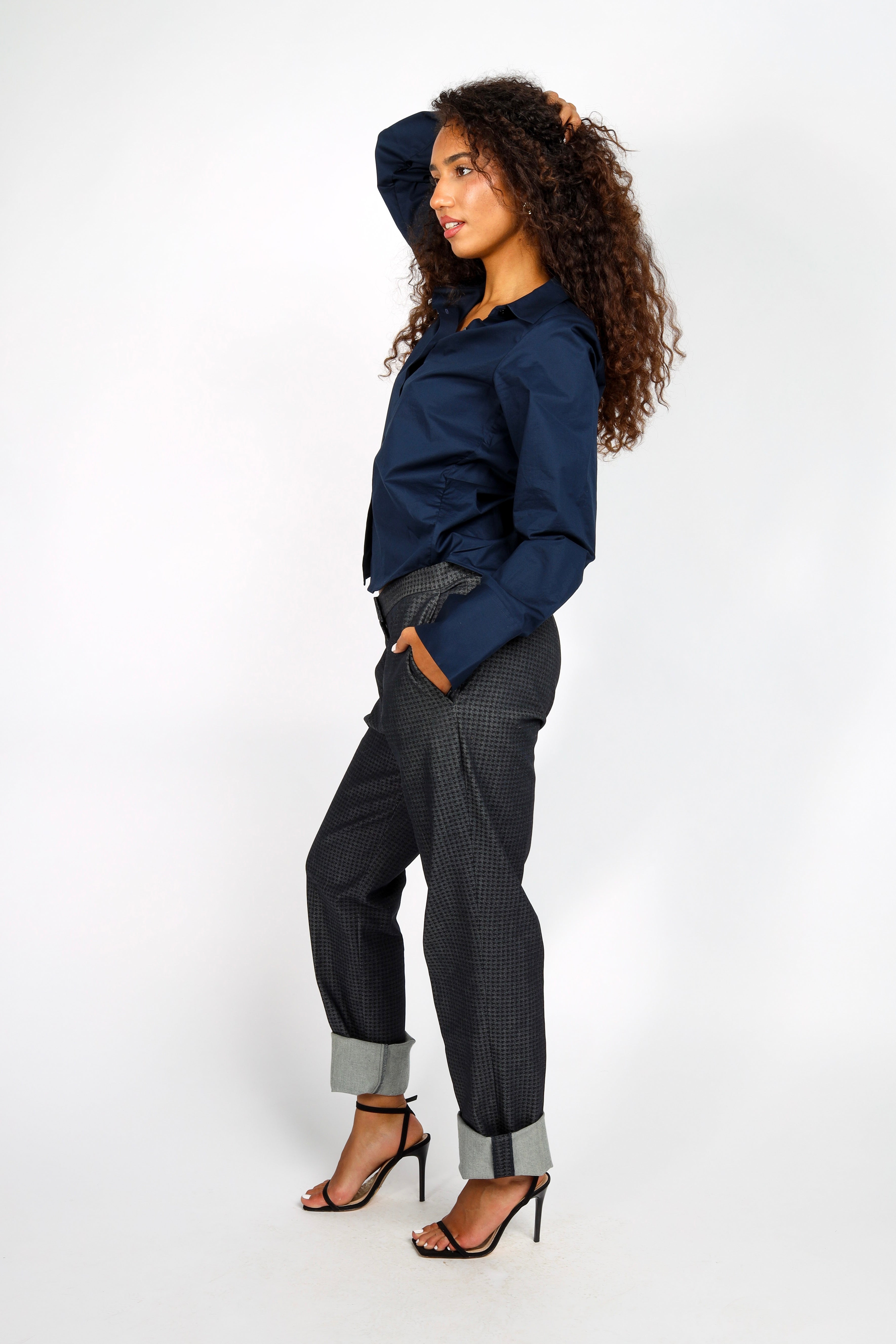 Anahit Blouse in Lightly Crushed Cotton