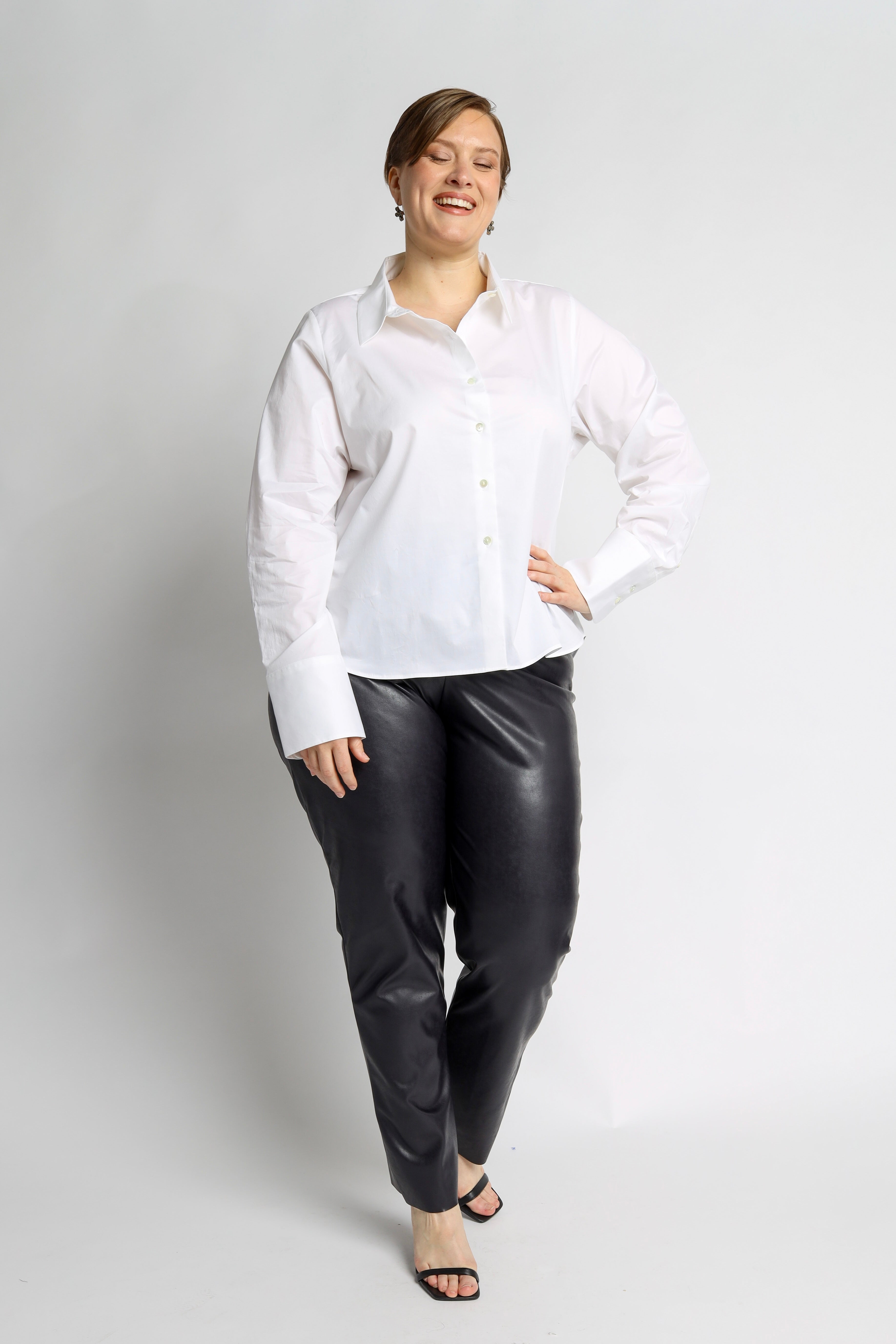 Anahit Blouse in Lightly Crushed Cotton
