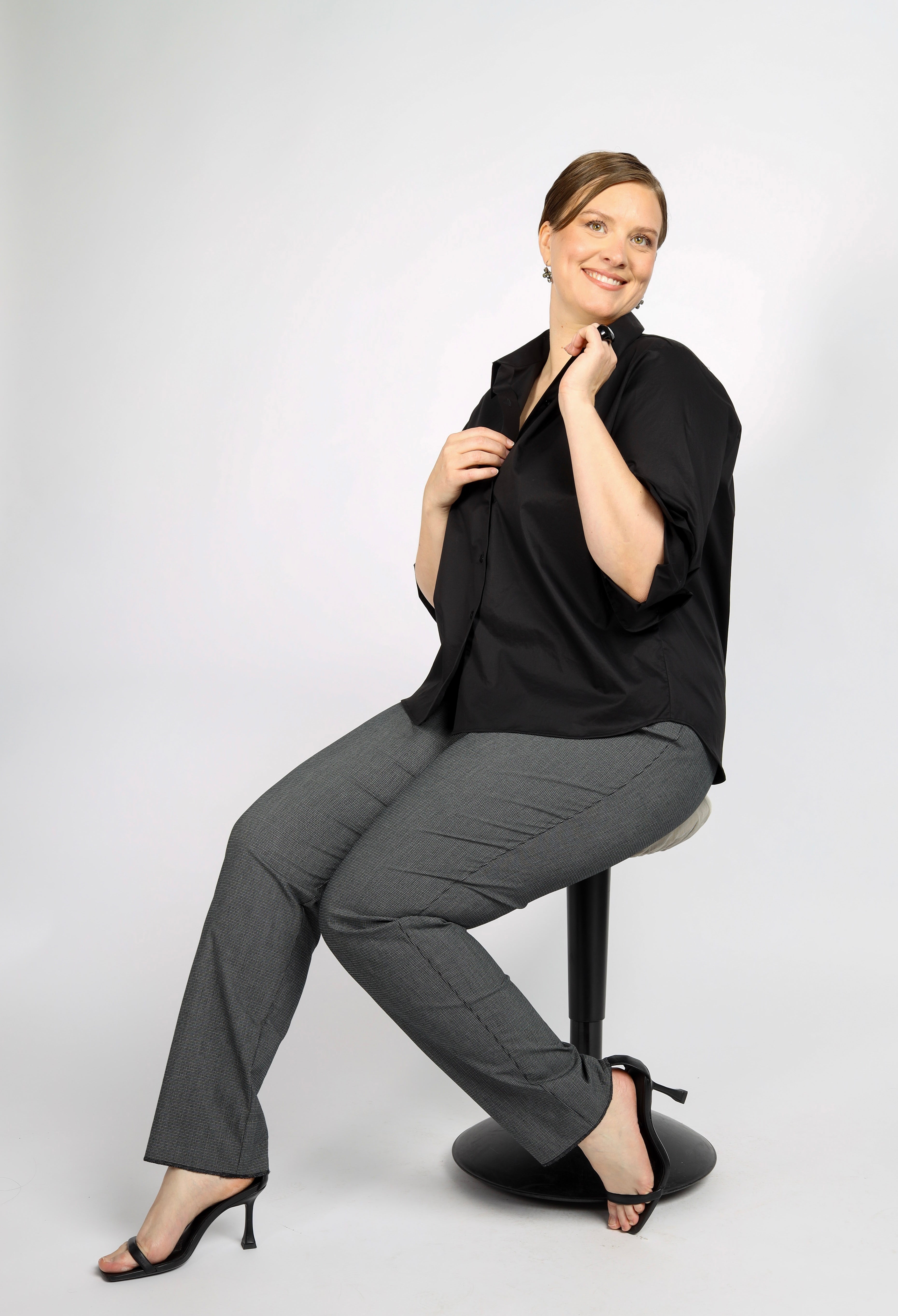Anahit Blouse in Lightly Crushed Cotton