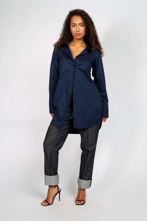long classic blouse