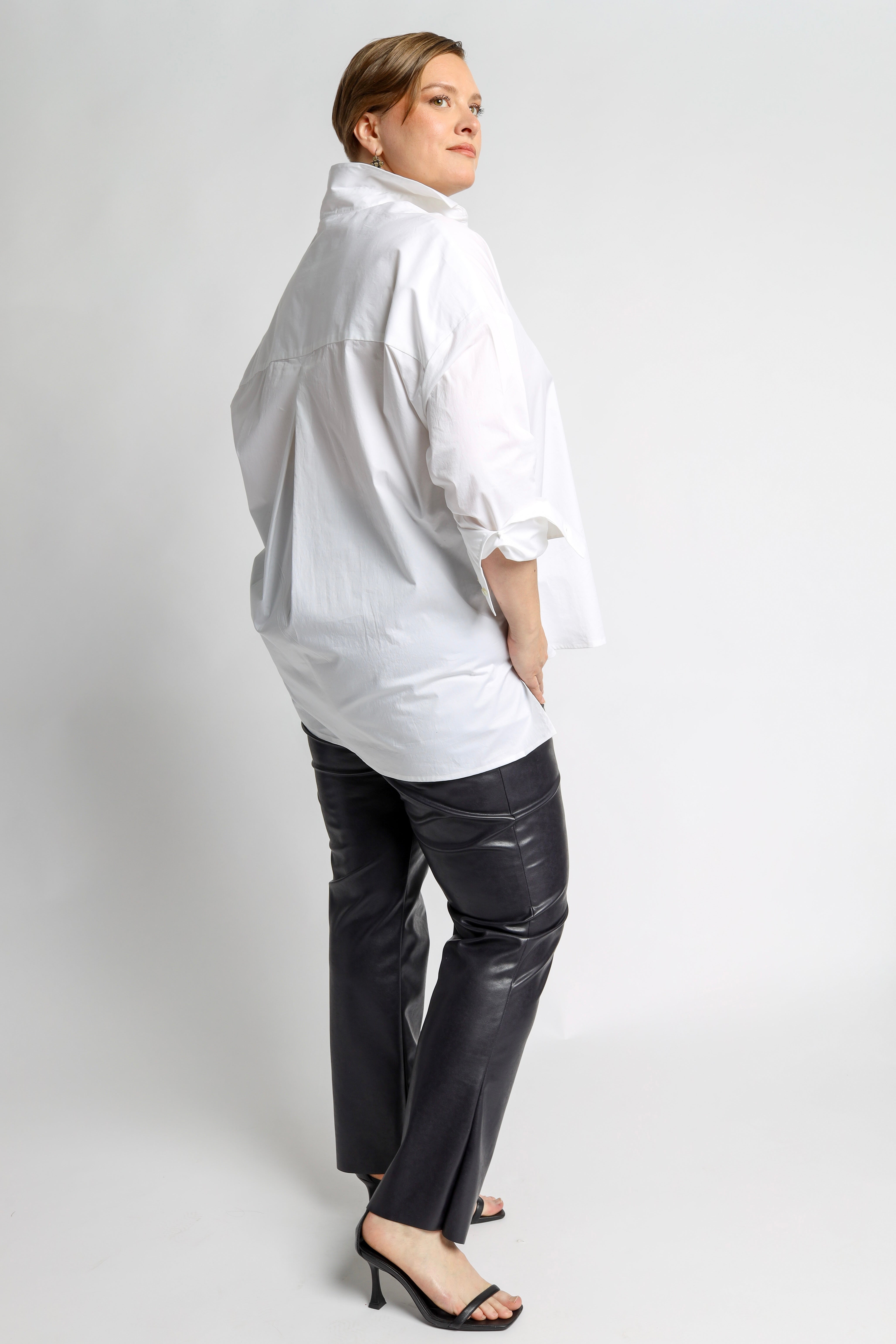 Adika Blouse in Lightly Crushed Cotton