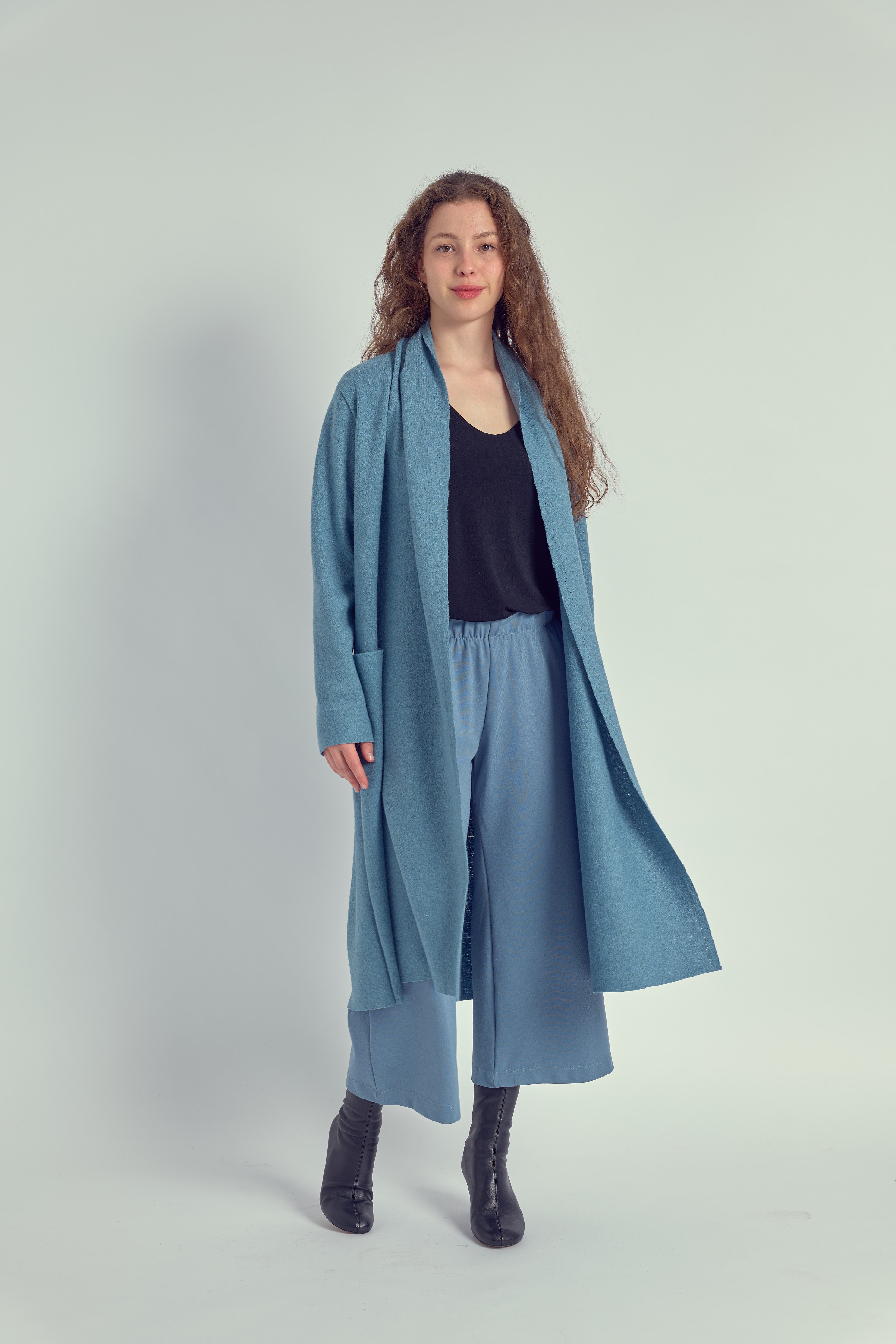 Erika Cardigan in Viskose-Wolle