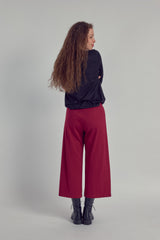 Ceres Culotte-Hose aus schwerem Viskose-Jersey