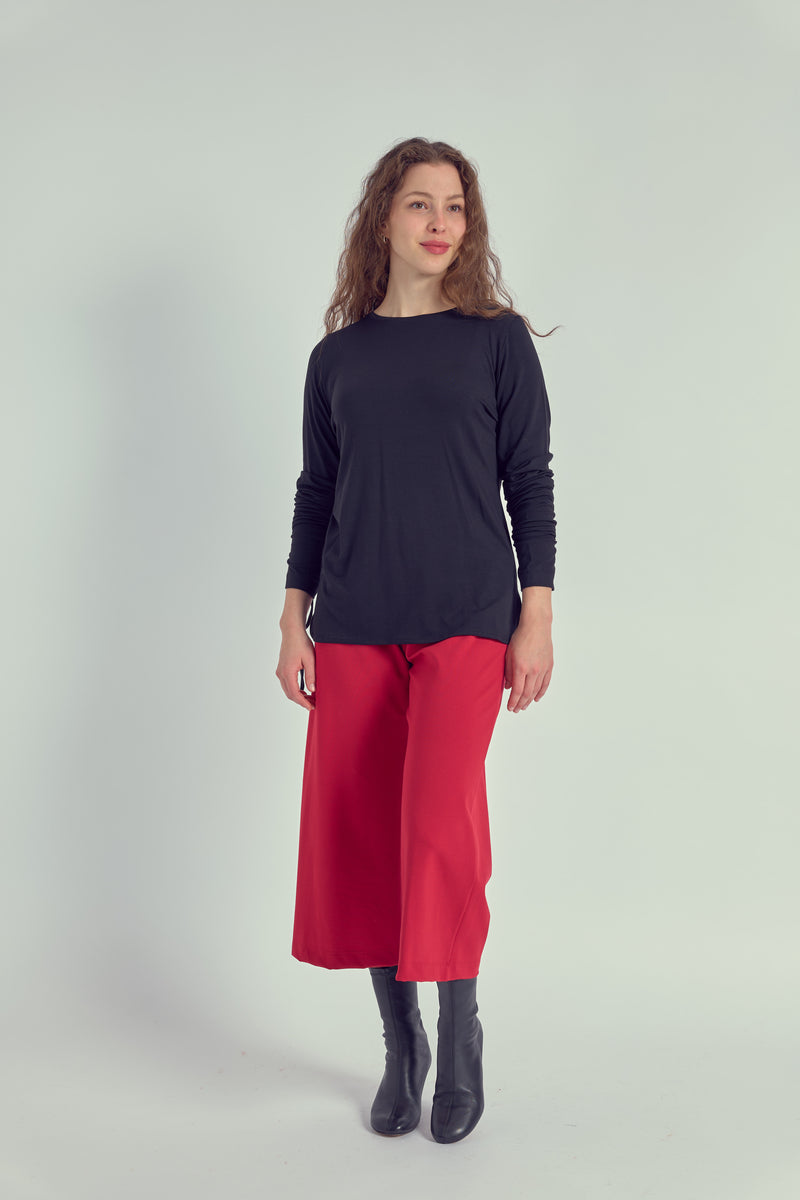 Ceres Culotte-Hose aus schwerem Viskose-Jersey