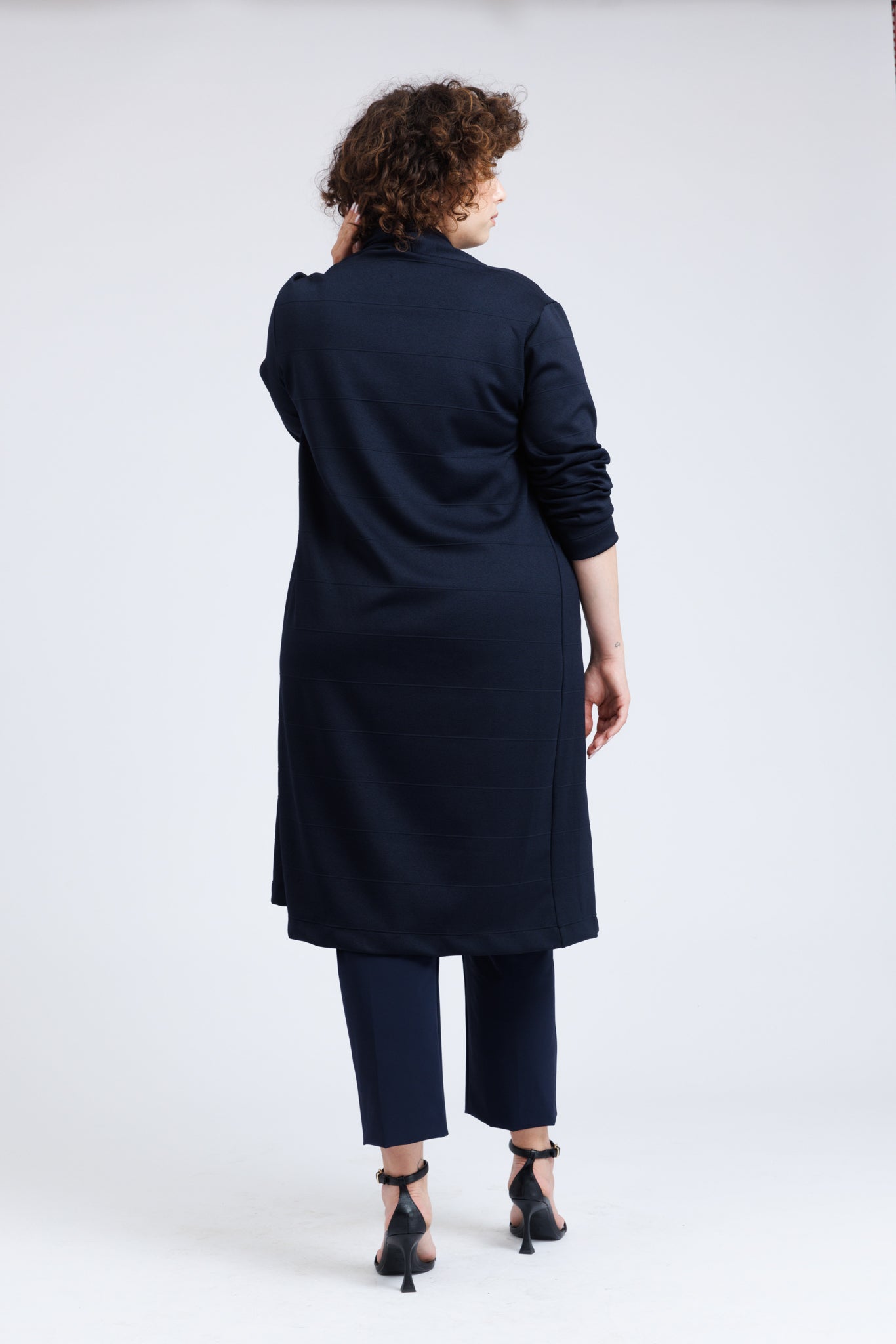 Maelia Cardigan in Striped Heavy Jersey - ADAM BRODY Zürich