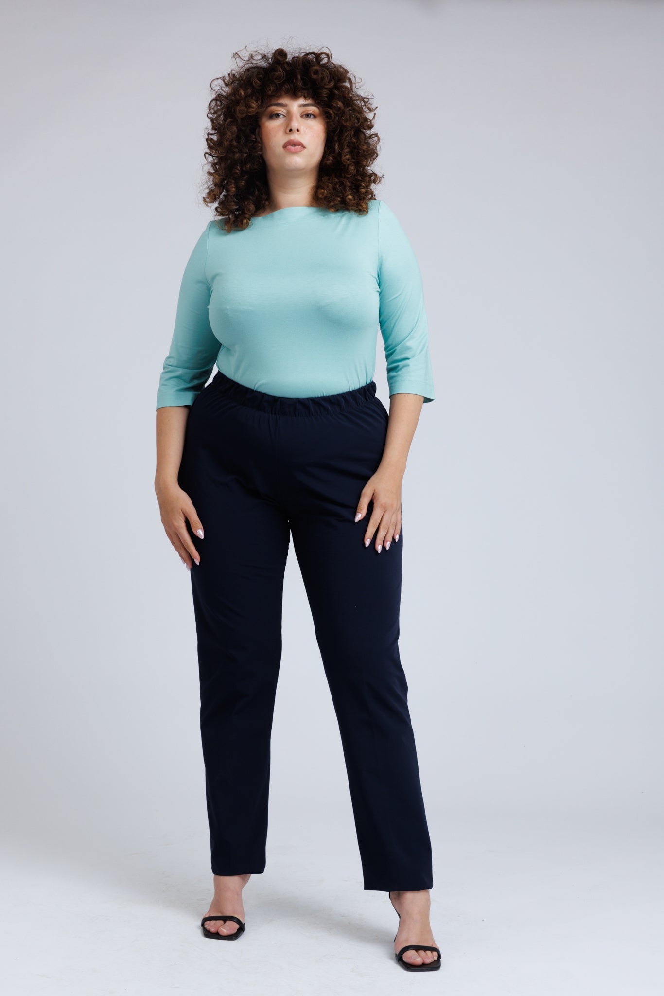 Marina Trousers in Cotton Bi-Stretch - ADAM BRODY Zürich