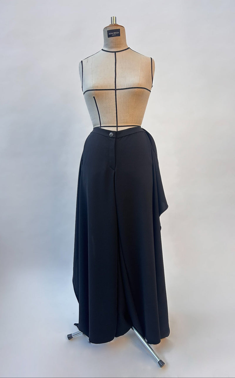 extra wide flaired trousers