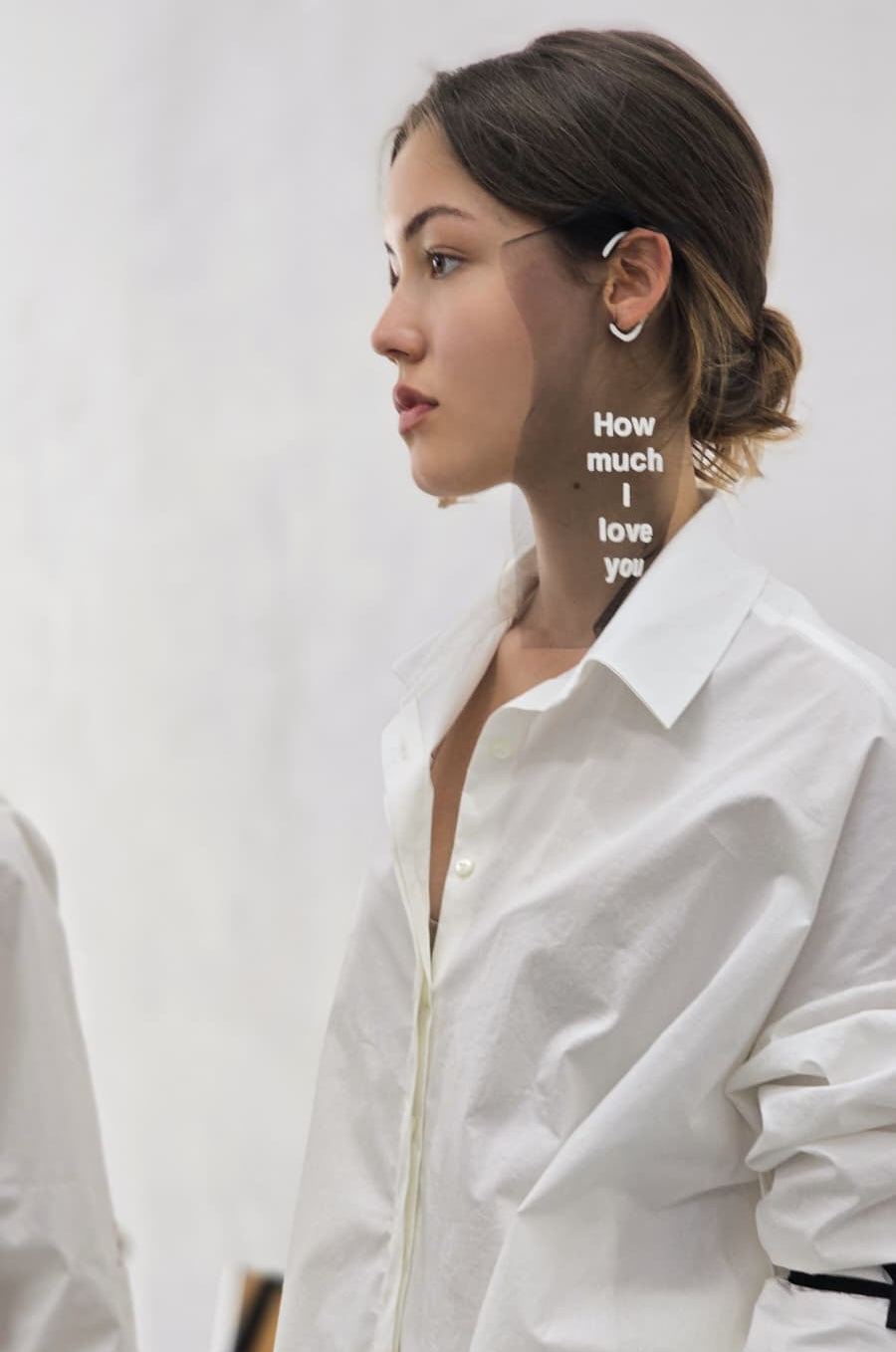 Love Note Ear Cuff - 3D Print on Tulle
