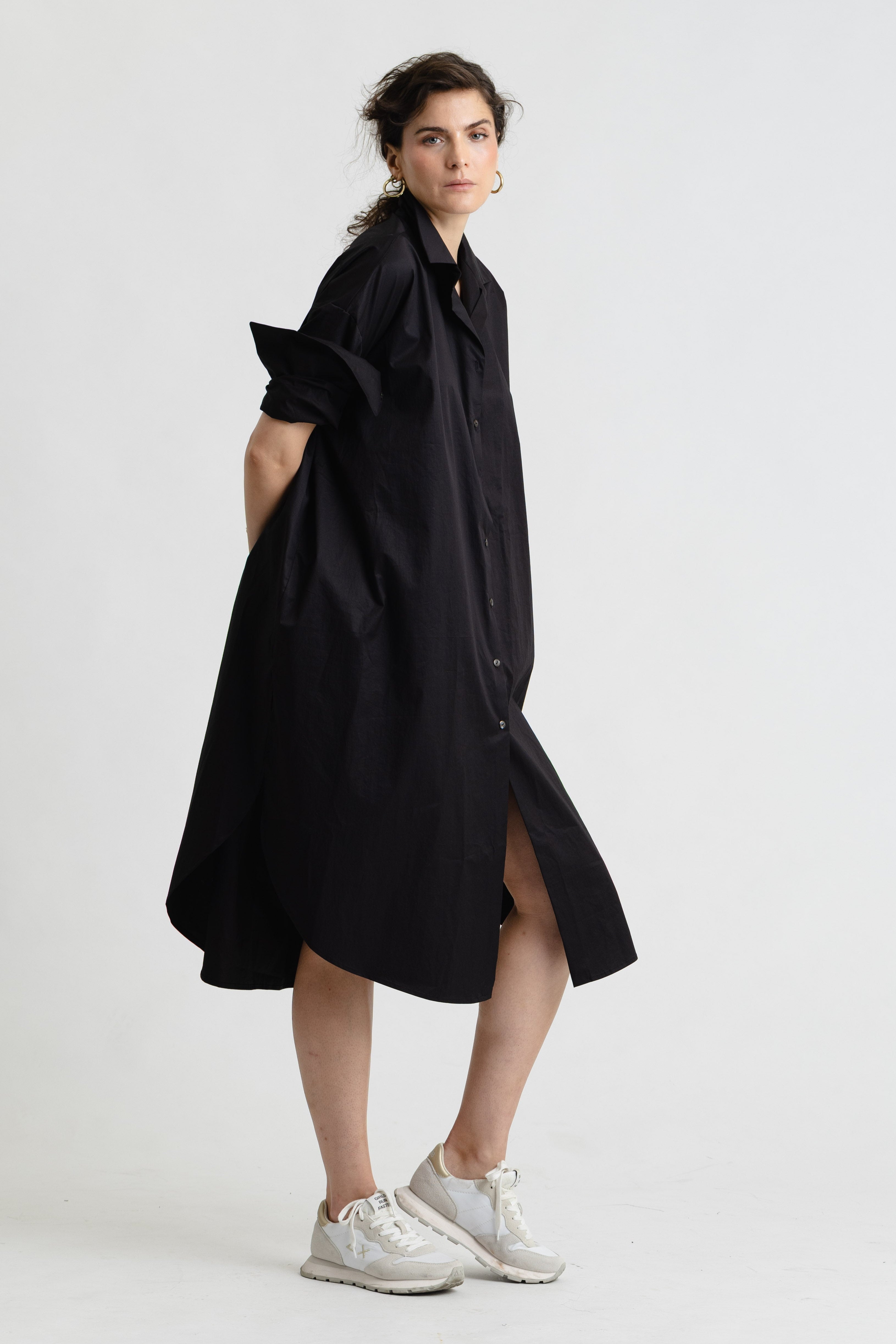 Galore Blouse in Lightly Crushed Cotton