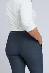 Thea Trousers in Micro Piqué Cotton Mix - ADAM BRODY Zürich