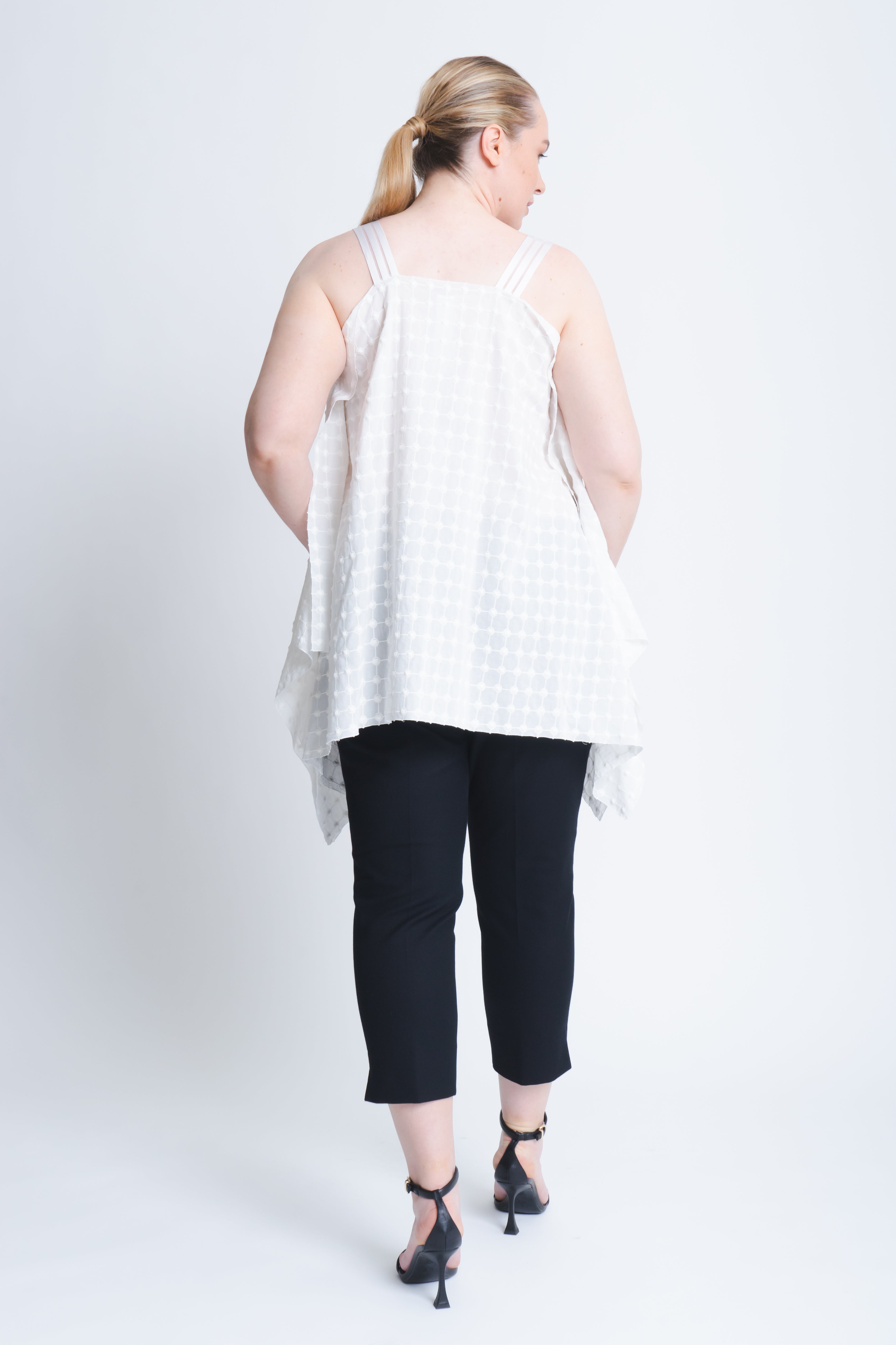 Cataleya Top in Embroidered Cotton Voile - ADAM BRODY Zürich
