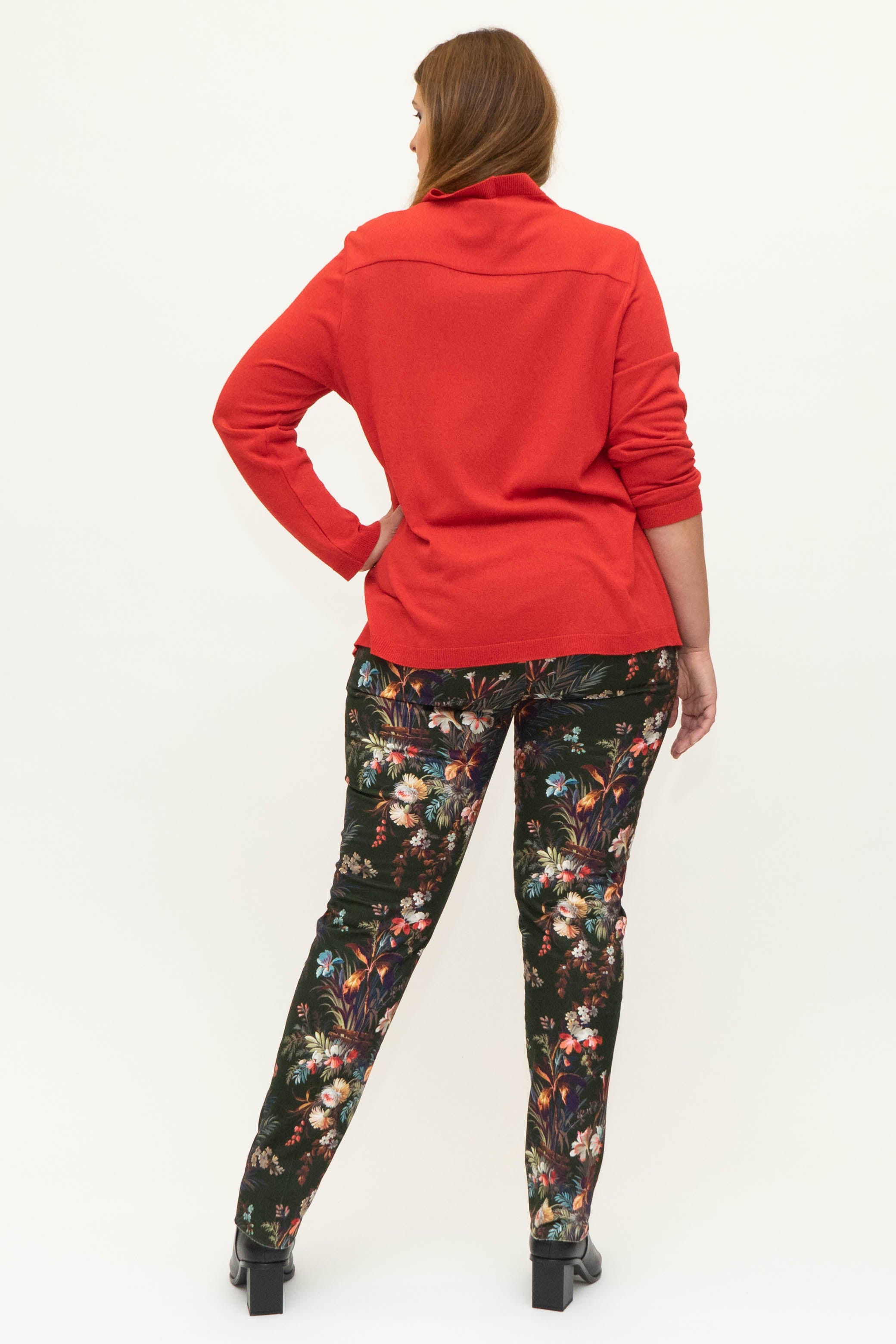 Davinia Trousers in Printed Cotton Stretch - ADAM BRODY Zürich
