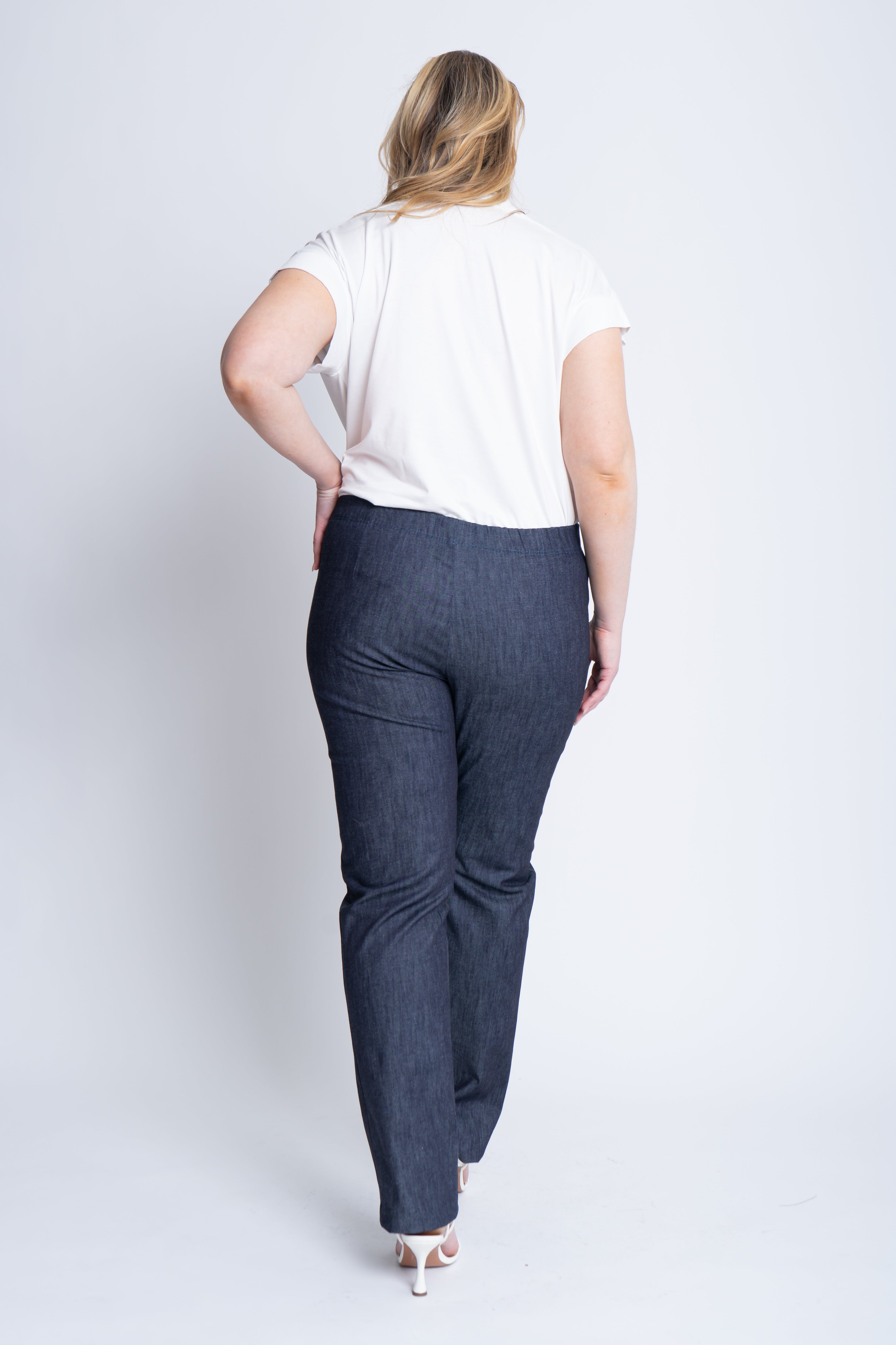 Laelia Trousers in Cotton Denim - ADAM BRODY Zürich