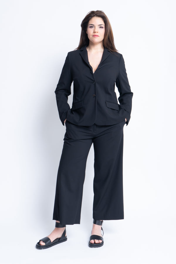 Sophia Culottes in Micro Piqué Wool Mix - ADAM BRODY Zürich