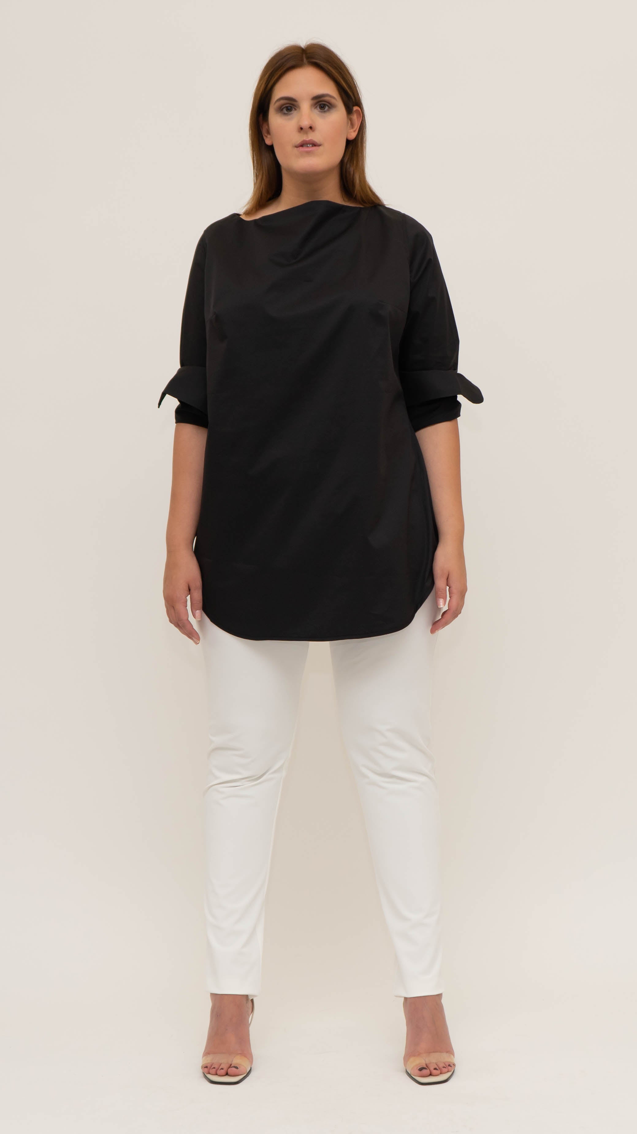 Zoja Blouse in Lightly Crushed Cotton - ADAM BRODY Zürich